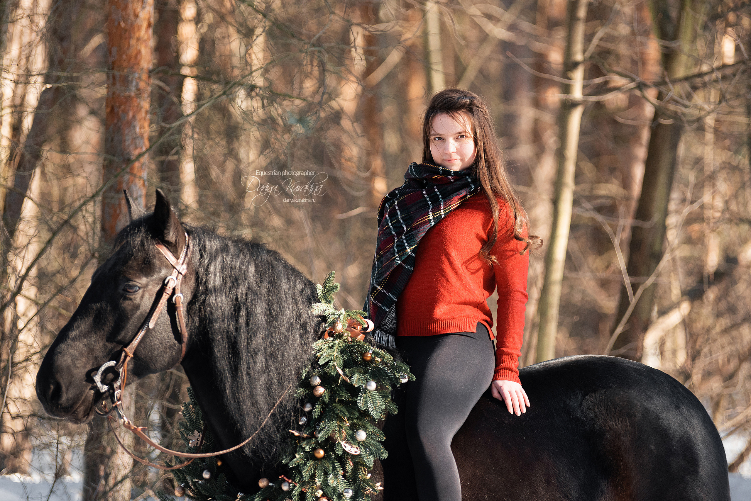 Лера и Бейлис. Конный фотограф Куракина Дарья • Фотосессии с лошадьми