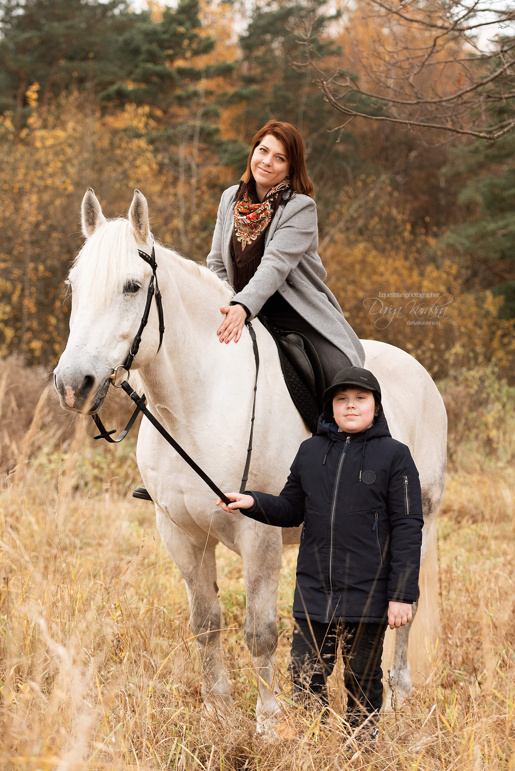 Таня, Артем и Люпин. Конный фотограф Куракина Дарья • Фотосессии с лошадьми