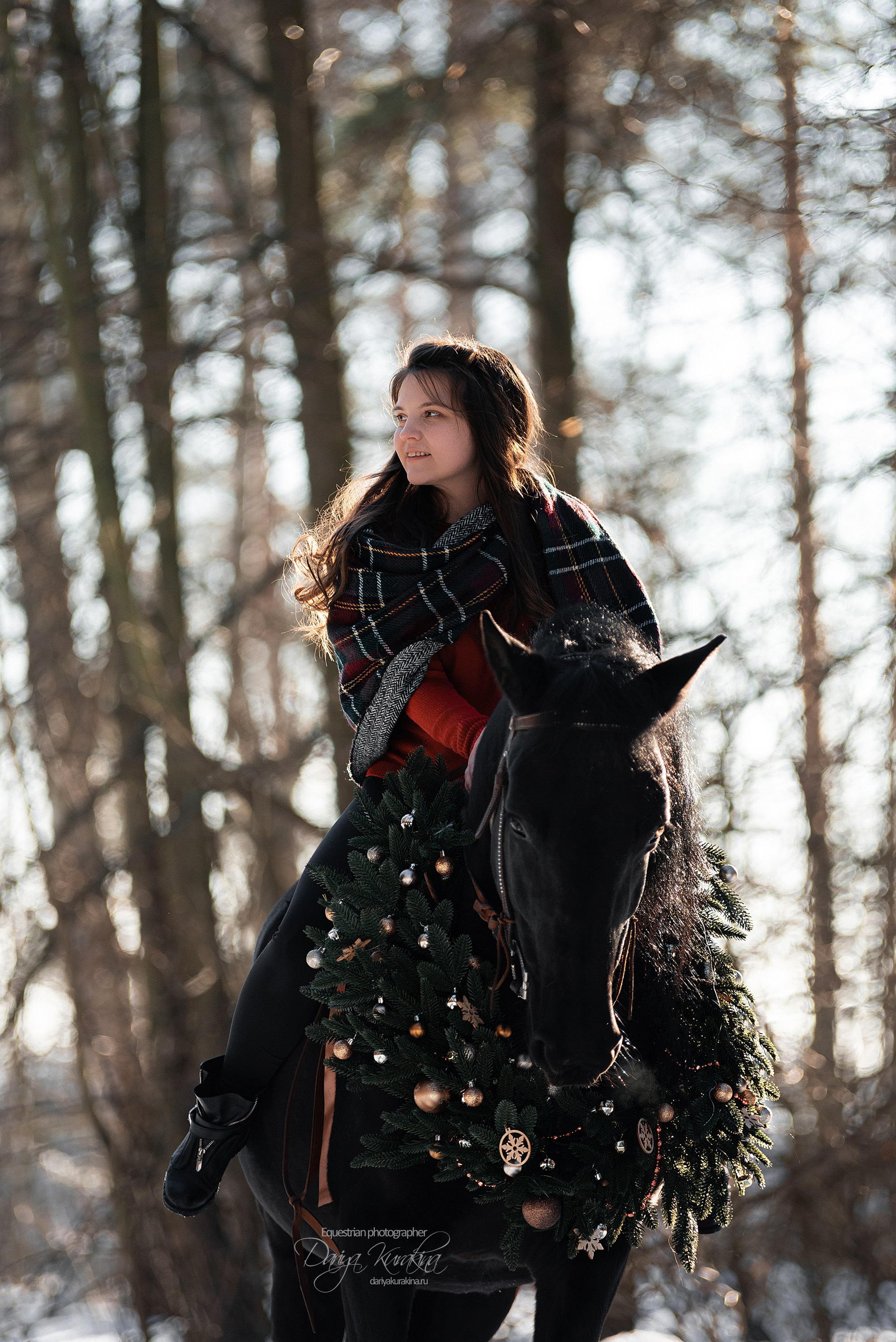 Лера и Бейлис. Конный фотограф Куракина Дарья • Фотосессии с лошадьми