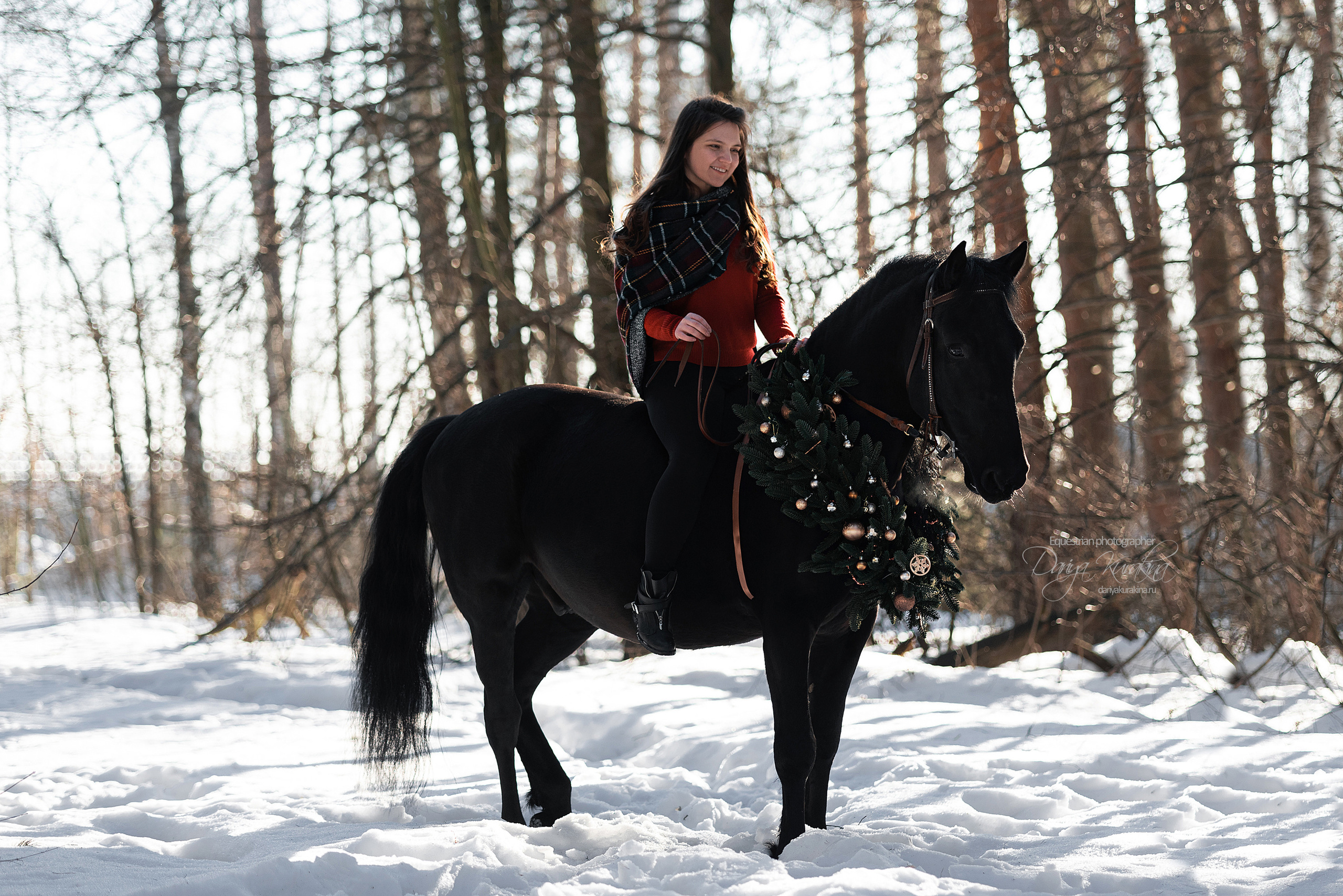Лера и Бейлис. Конный фотограф Куракина Дарья • Фотосессии с лошадьми