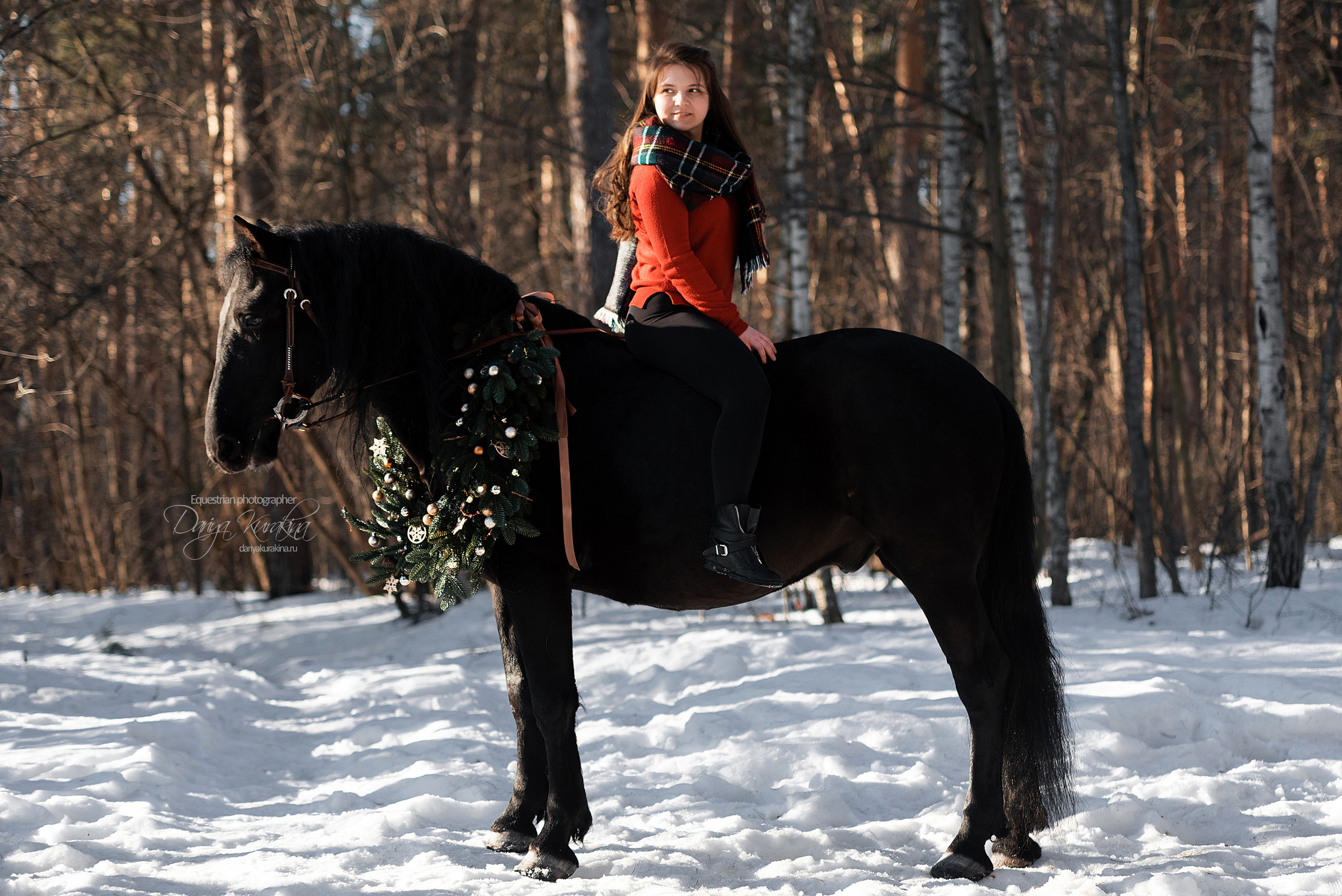 Лера и Бейлис. Конный фотограф Куракина Дарья • Фотосессии с лошадьми