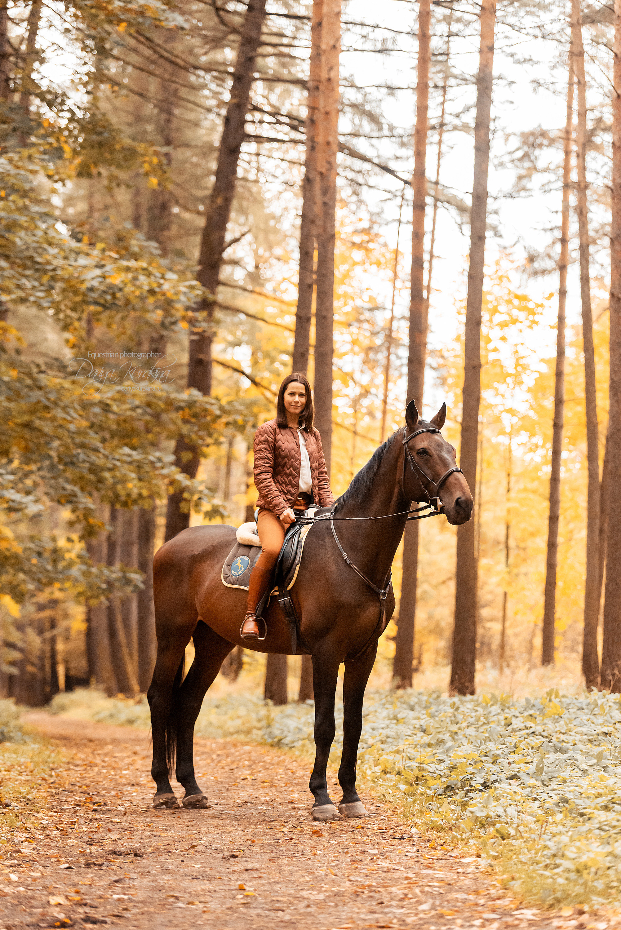Юля и Максимус. Конный фотограф Куракина Дарья • Фотосессии с лошадьми