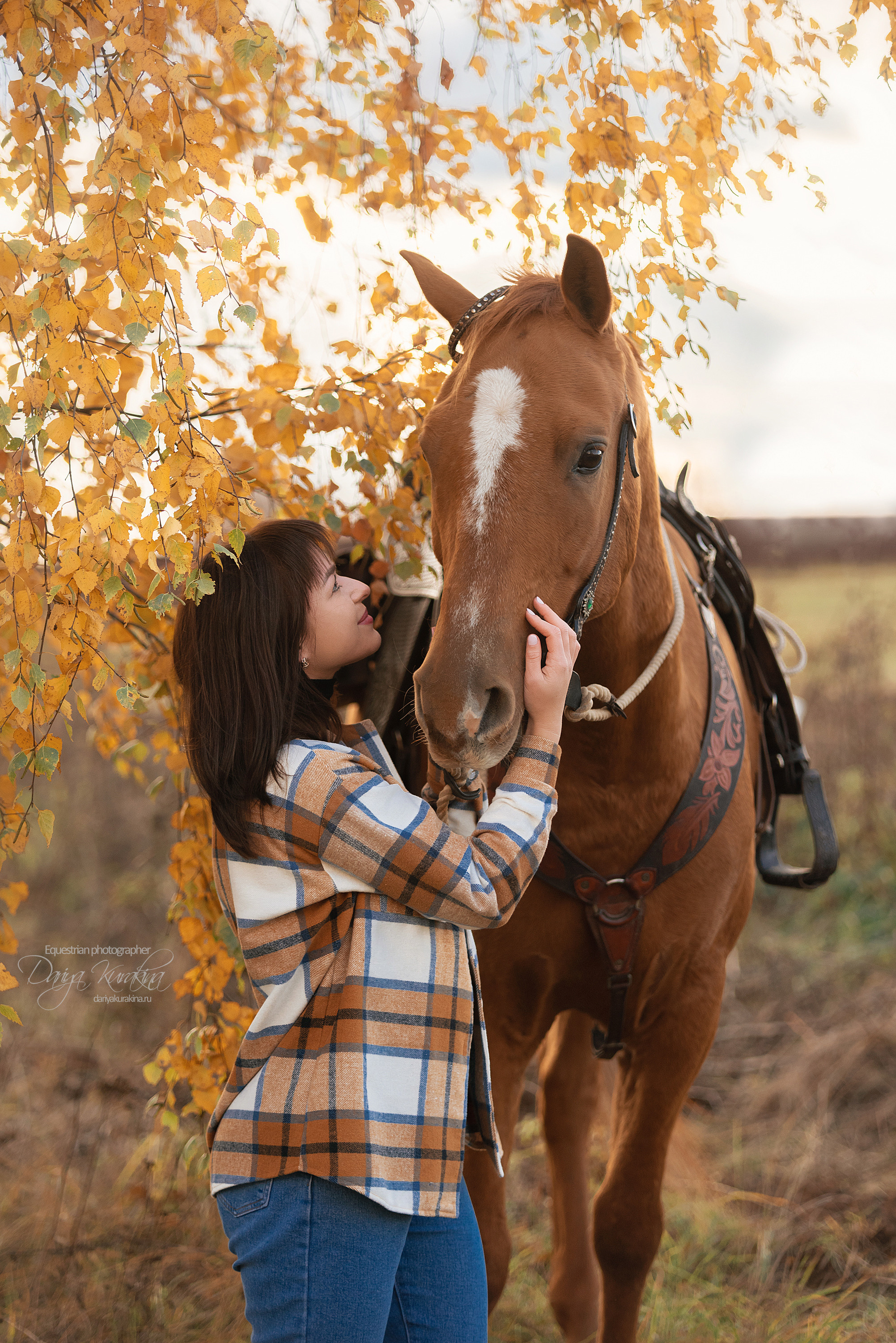 Юля, Маша и Барабан. Конный фотограф Куракина Дарья • Фотосессии с лошадьми