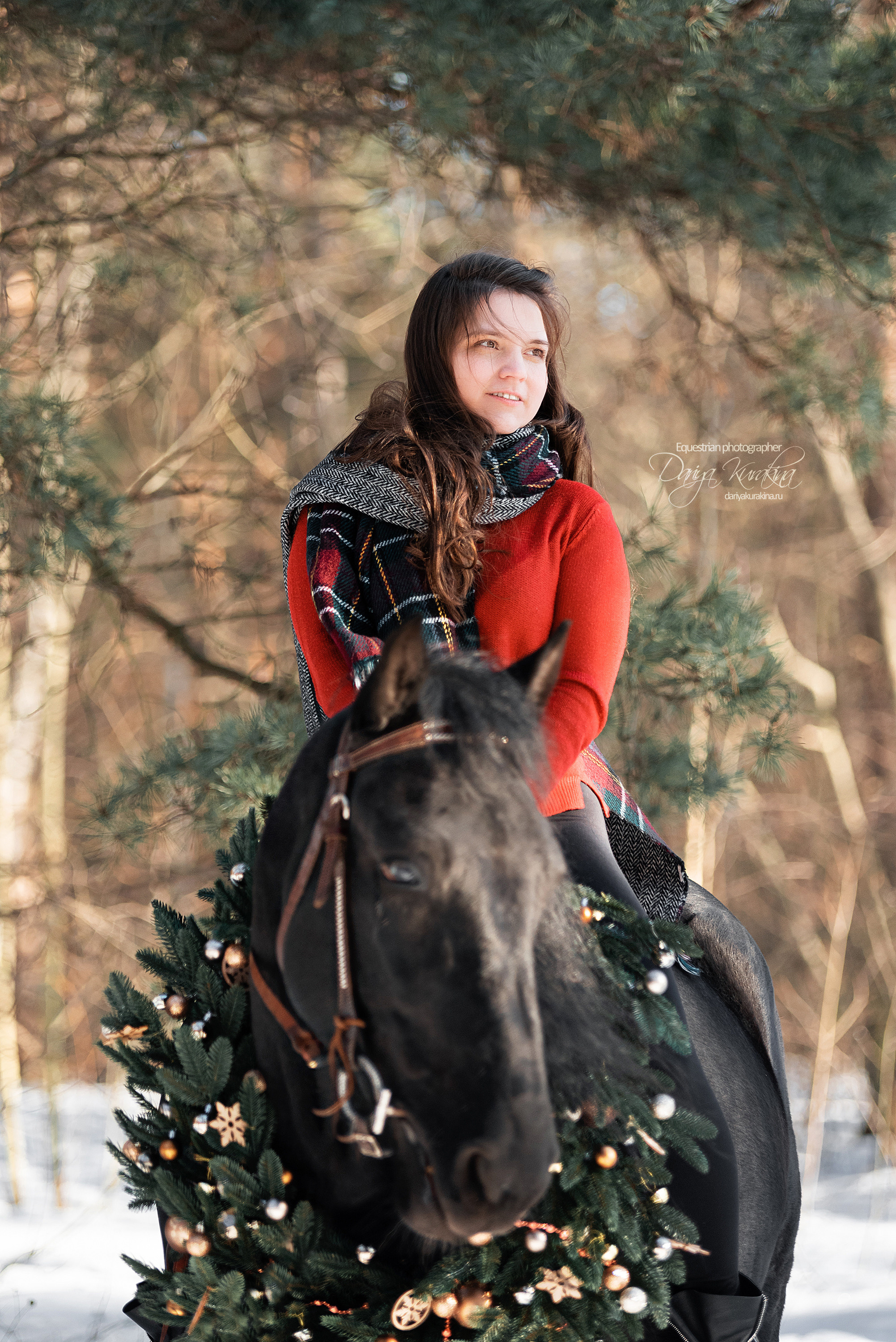 Лера и Бейлис. Конный фотограф Куракина Дарья • Фотосессии с лошадьми