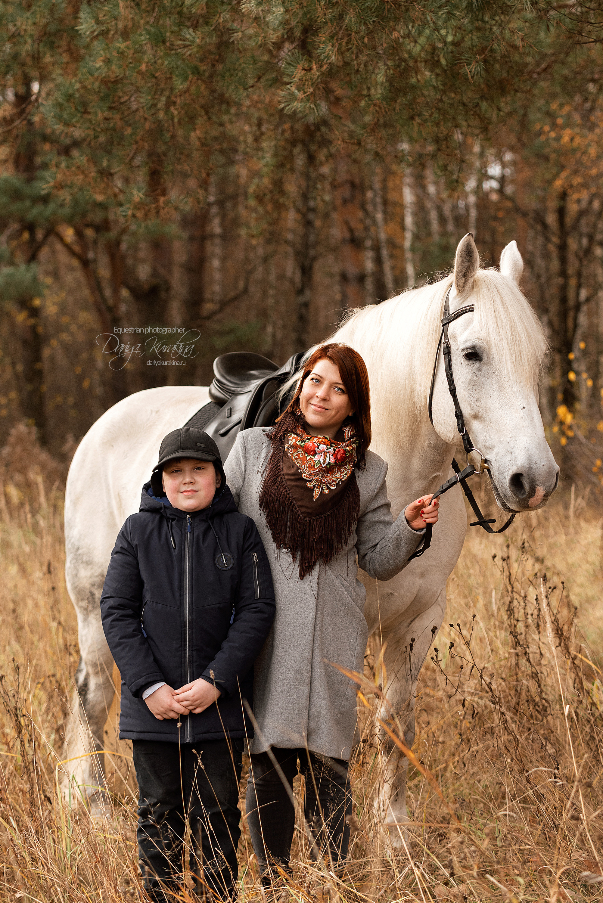 Таня, Артем и Люпин. Конный фотограф Куракина Дарья • Фотосессии с лошадьми