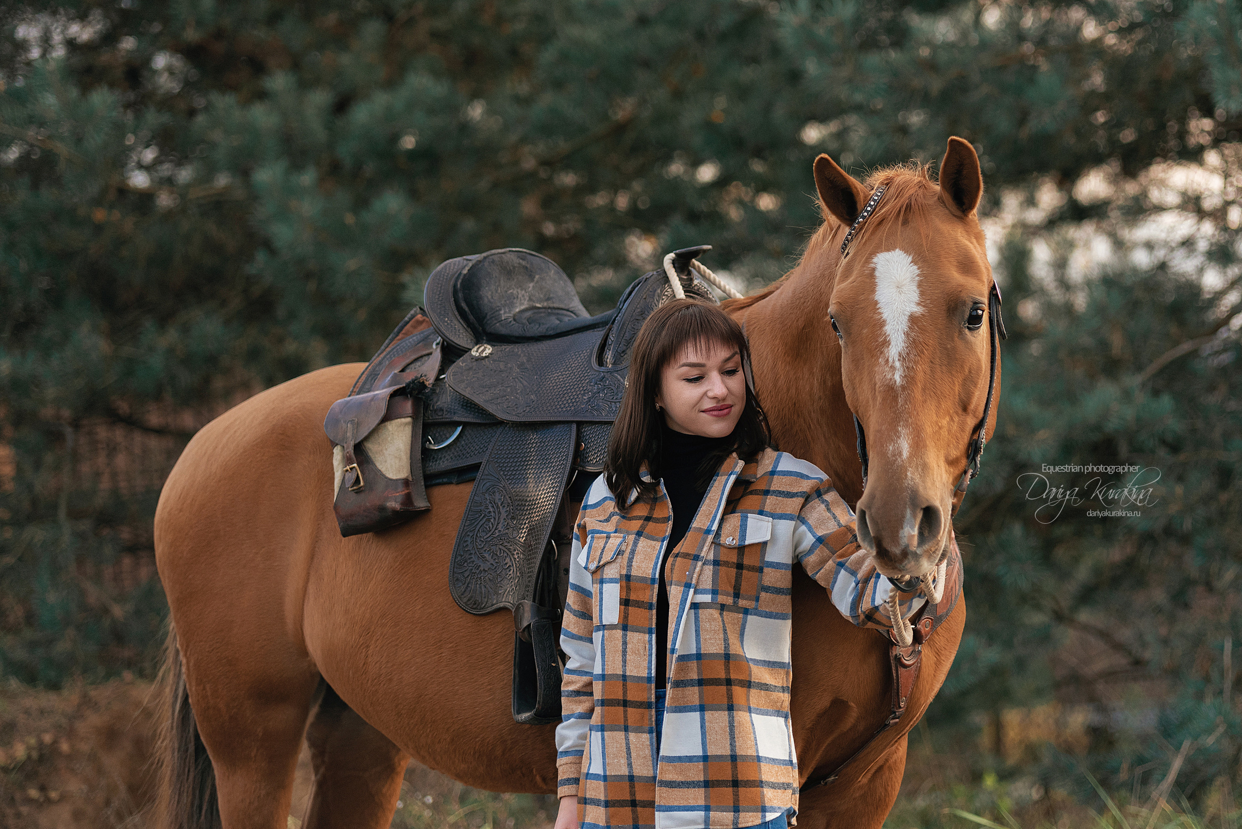 Юля, Маша и Барабан. Конный фотограф Куракина Дарья • Фотосессии с лошадьми
