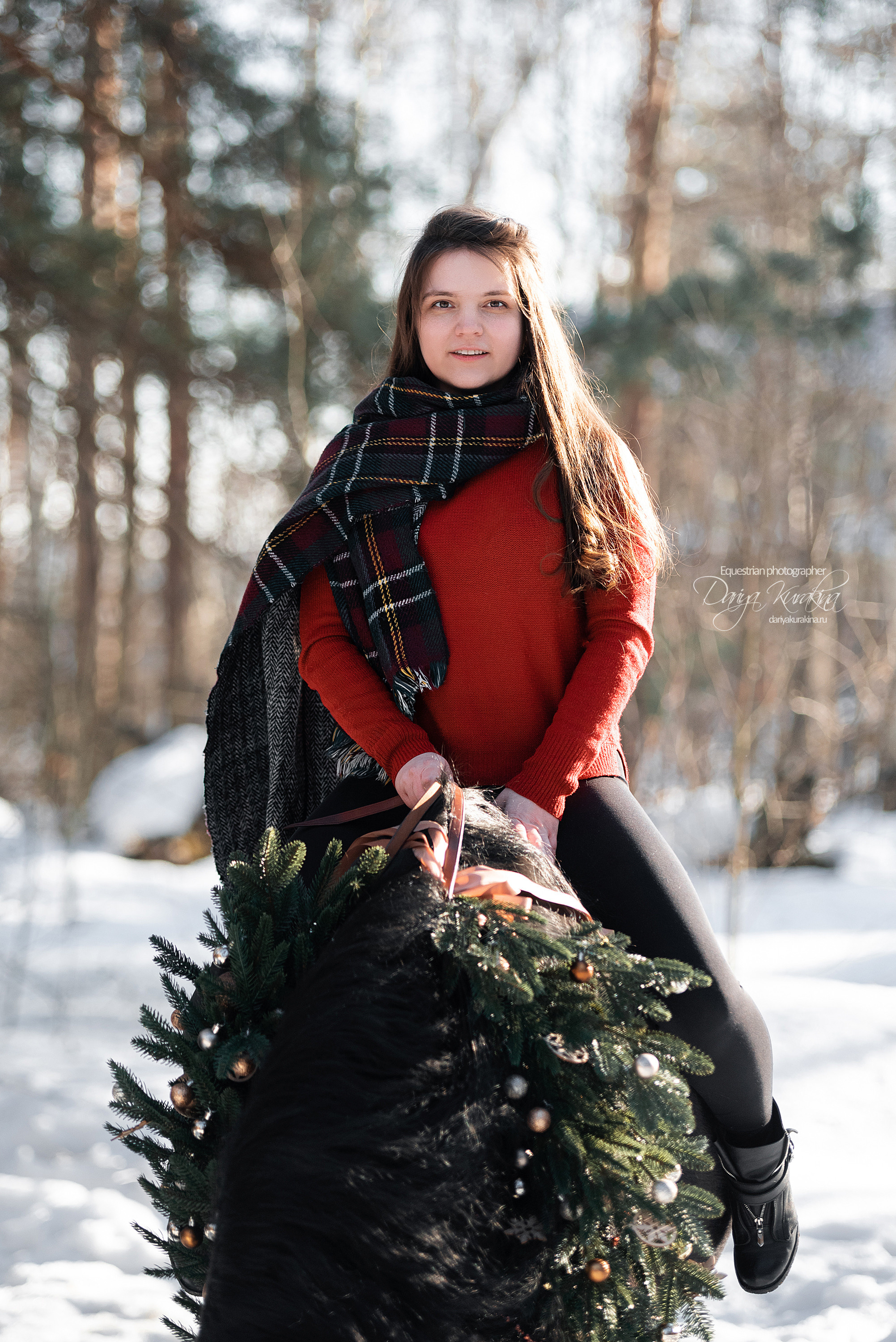 Лера и Бейлис. Конный фотограф Куракина Дарья • Фотосессии с лошадьми