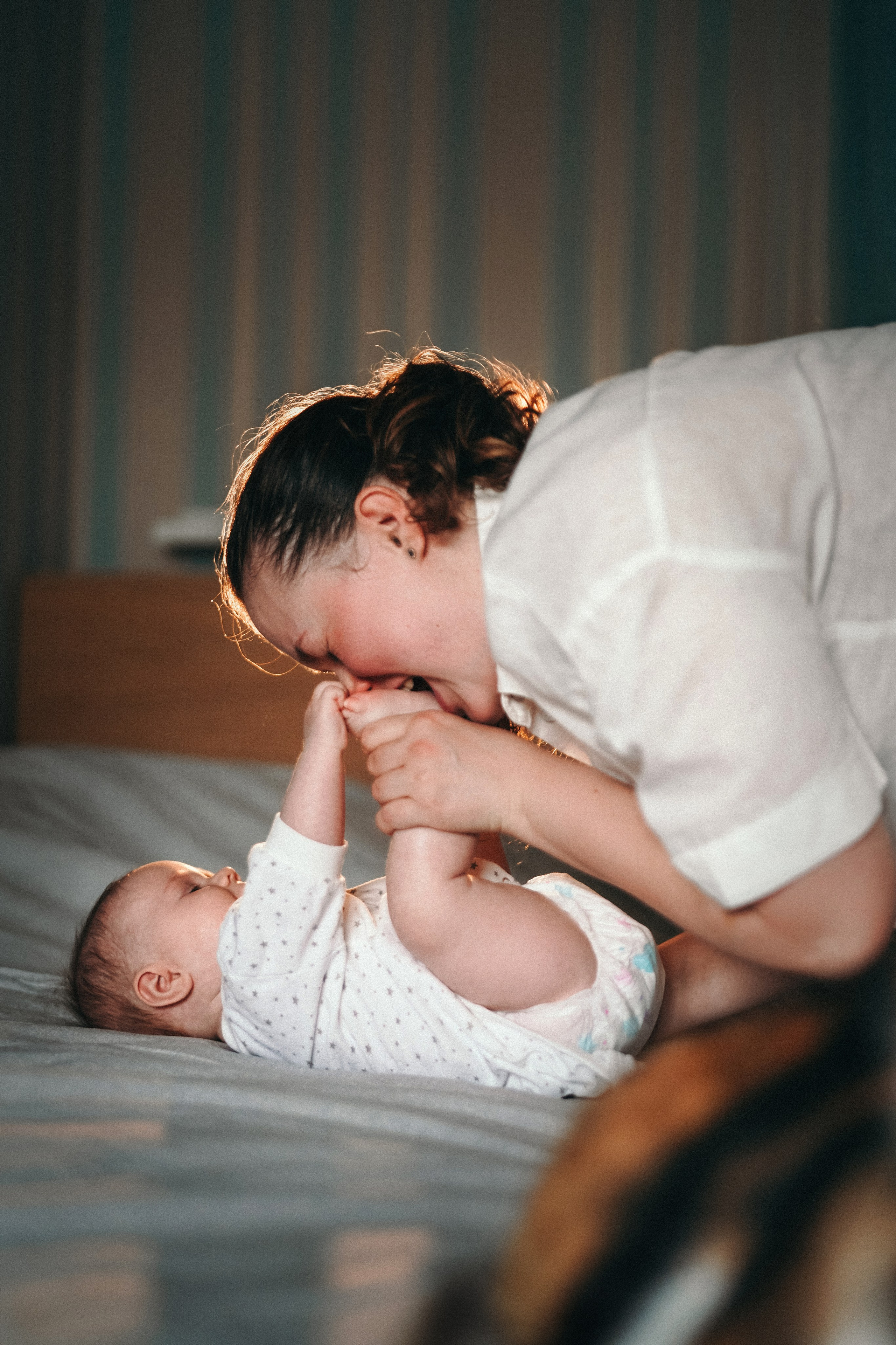 Домашняя фотосессия Ирины и Киры. Детский, семейный и ньюборн фотограф в Москве Юлия Шуарт
