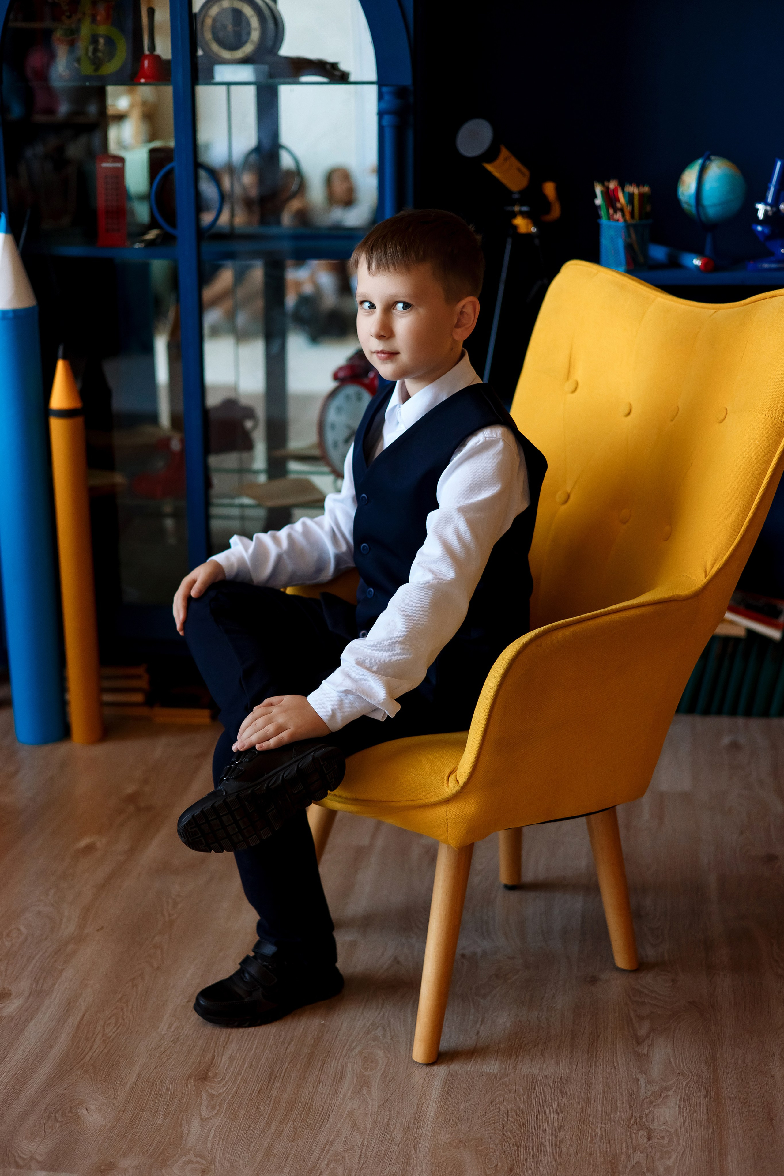 4 класс фотосессия в фотостудии. Фотограф Любовь Корниенко, Примоский край