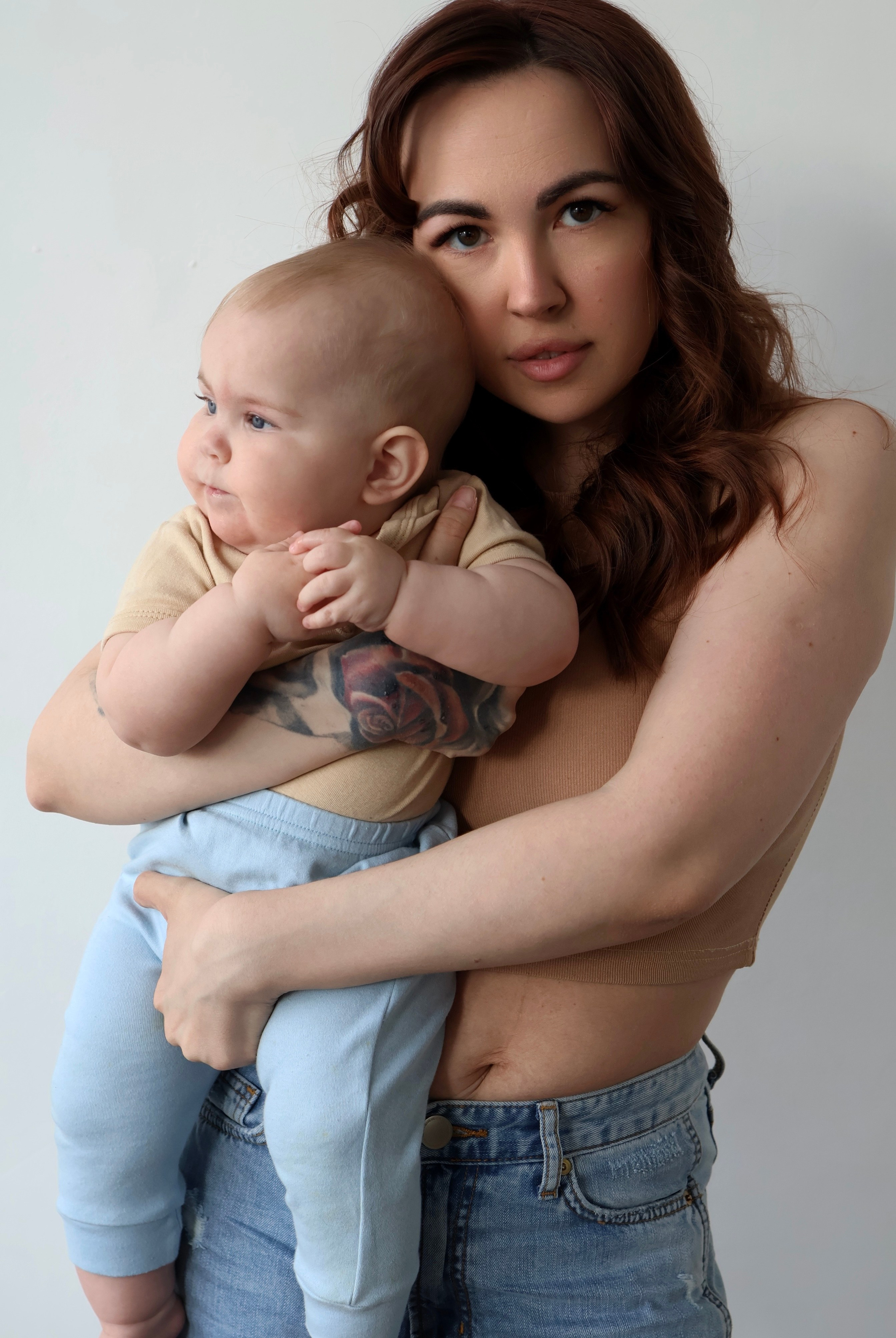 Анастасия и малышка Стеша. Phbyadel.wfolio.pro