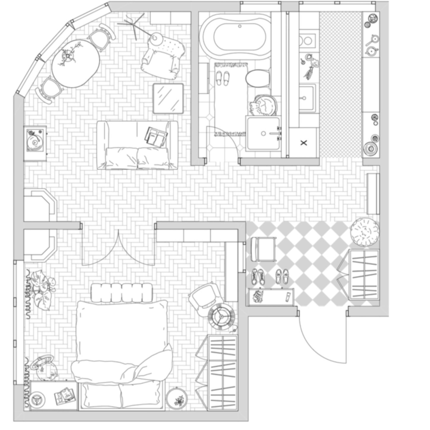Для дизайнеров. Дизайнер интерьера в Белграде Полина Романенкова