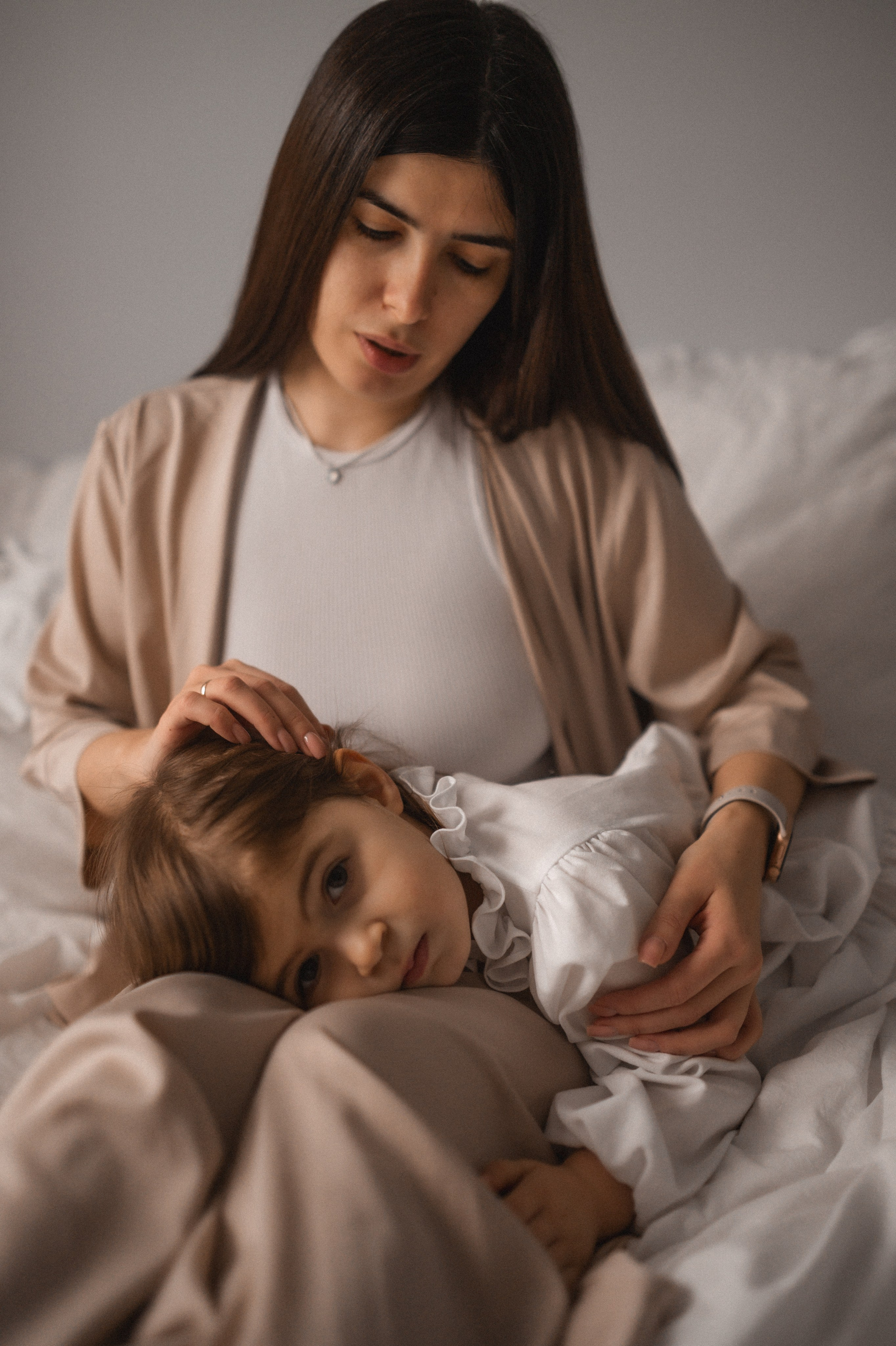 Лена и Николь дома. Семейный и свадебный lifestyle-фотограф в Москве Мария Петрова