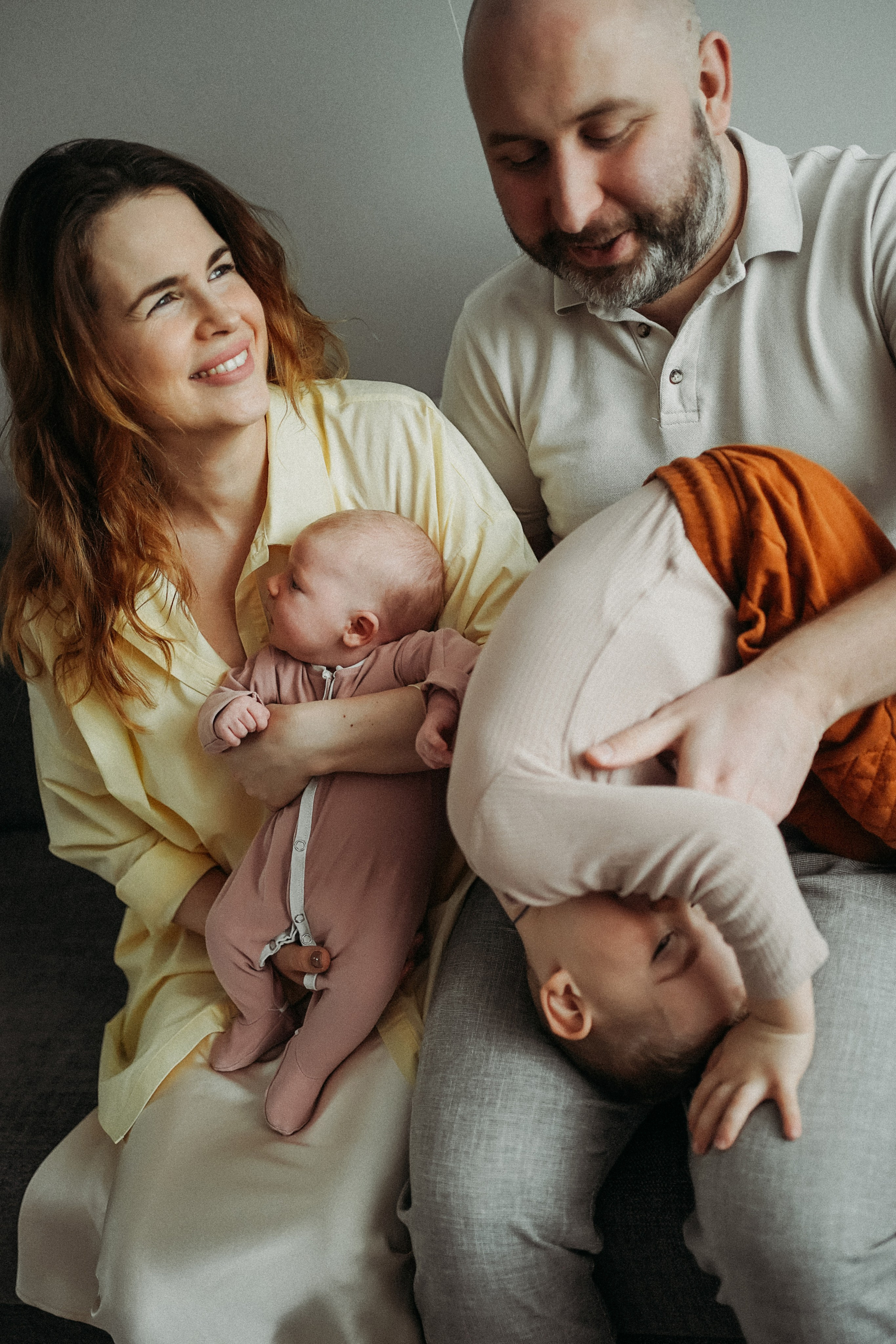 Елена, Андрей и малыши. Фотограф Наталья Колганова