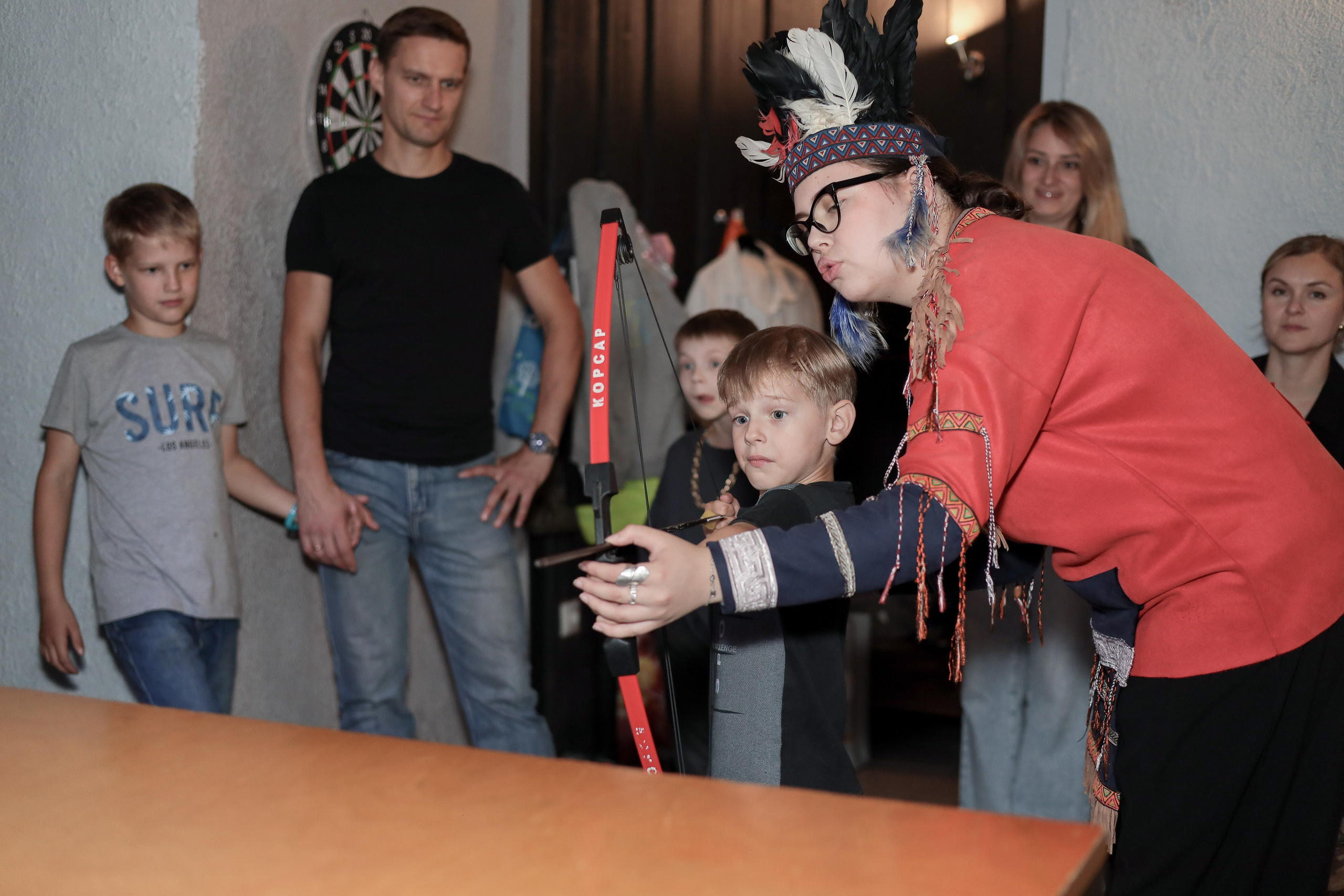 День рождение в стрелковом клубе. Фотограф Надршина Лилия