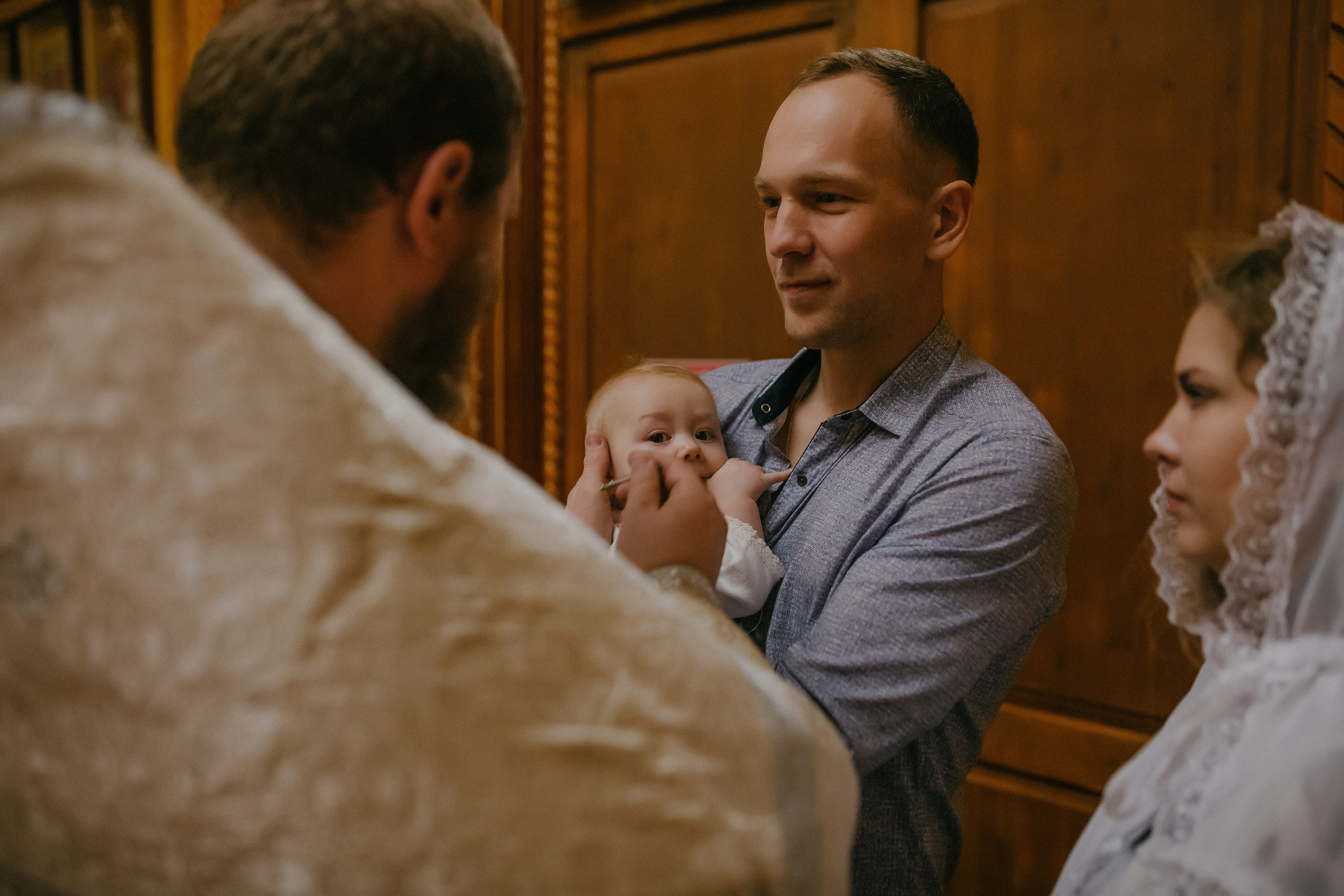 Крещение Таисии и Льва. Храм в честь Святителя Николая. п.Белый Яр. Семейный фотограф в Сургуте