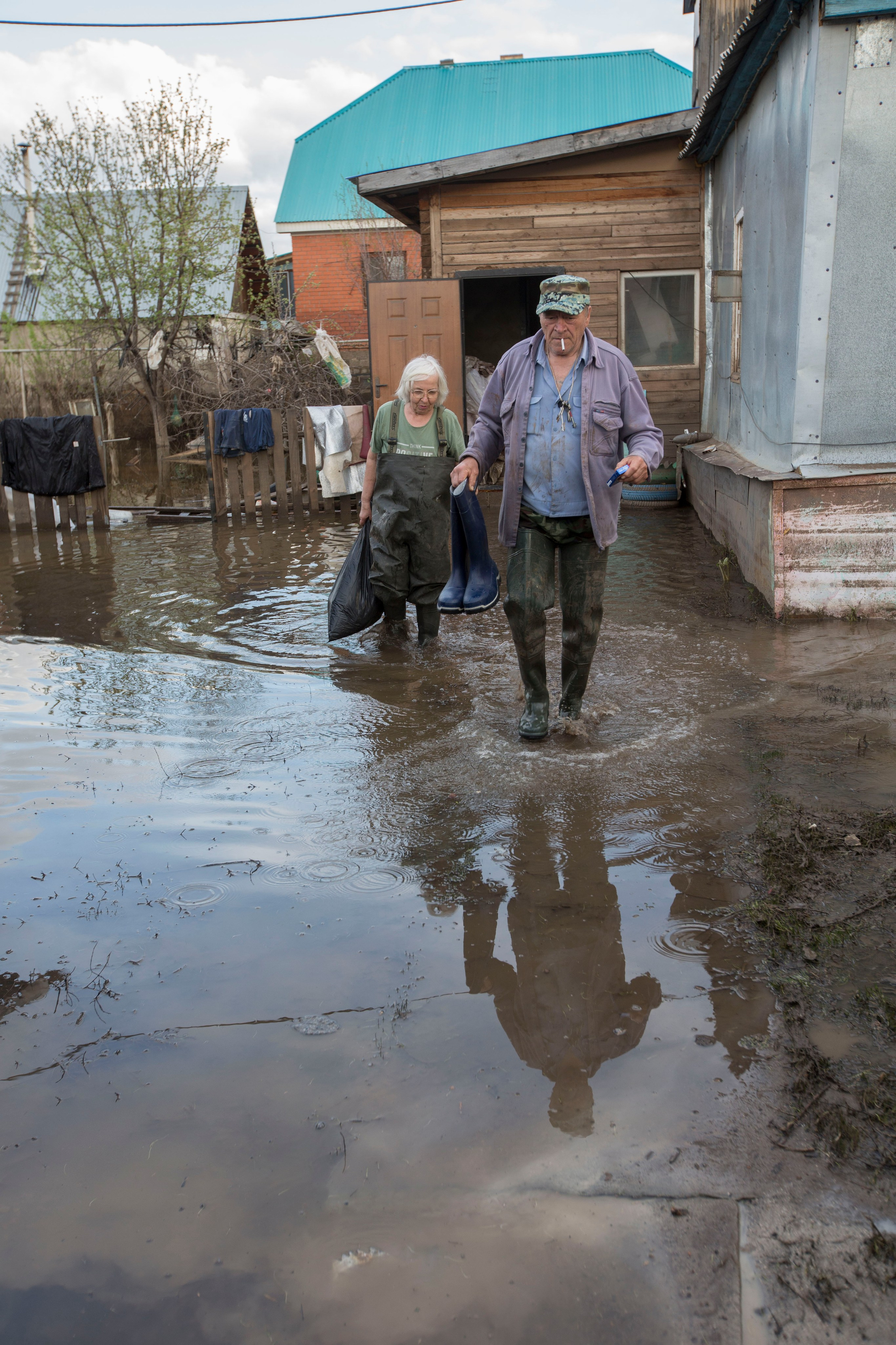 Наводнение в Оренбургской области. Фотограф Анна Барне