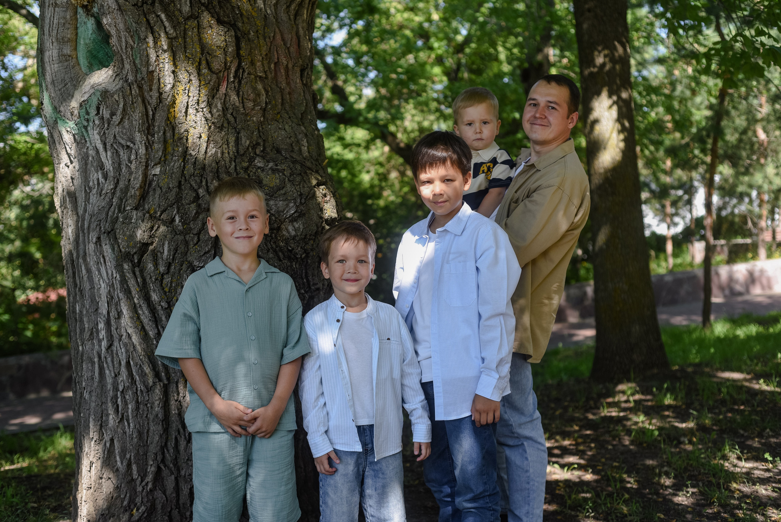 Семейная съемка в парке. Семейный и свадебный фотограф в г. Уфа Динара