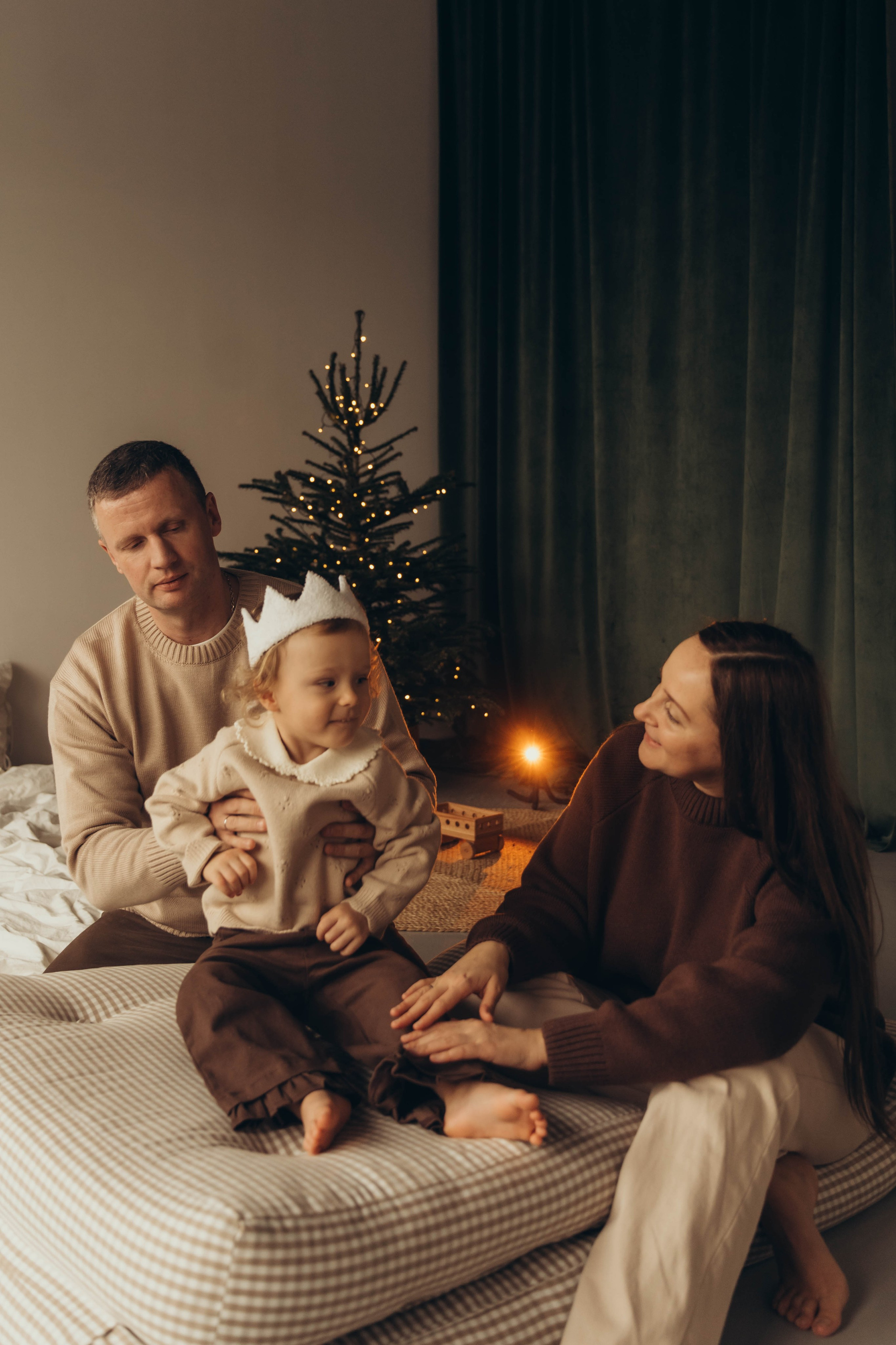 Екатерина, Николай и малышка Аня