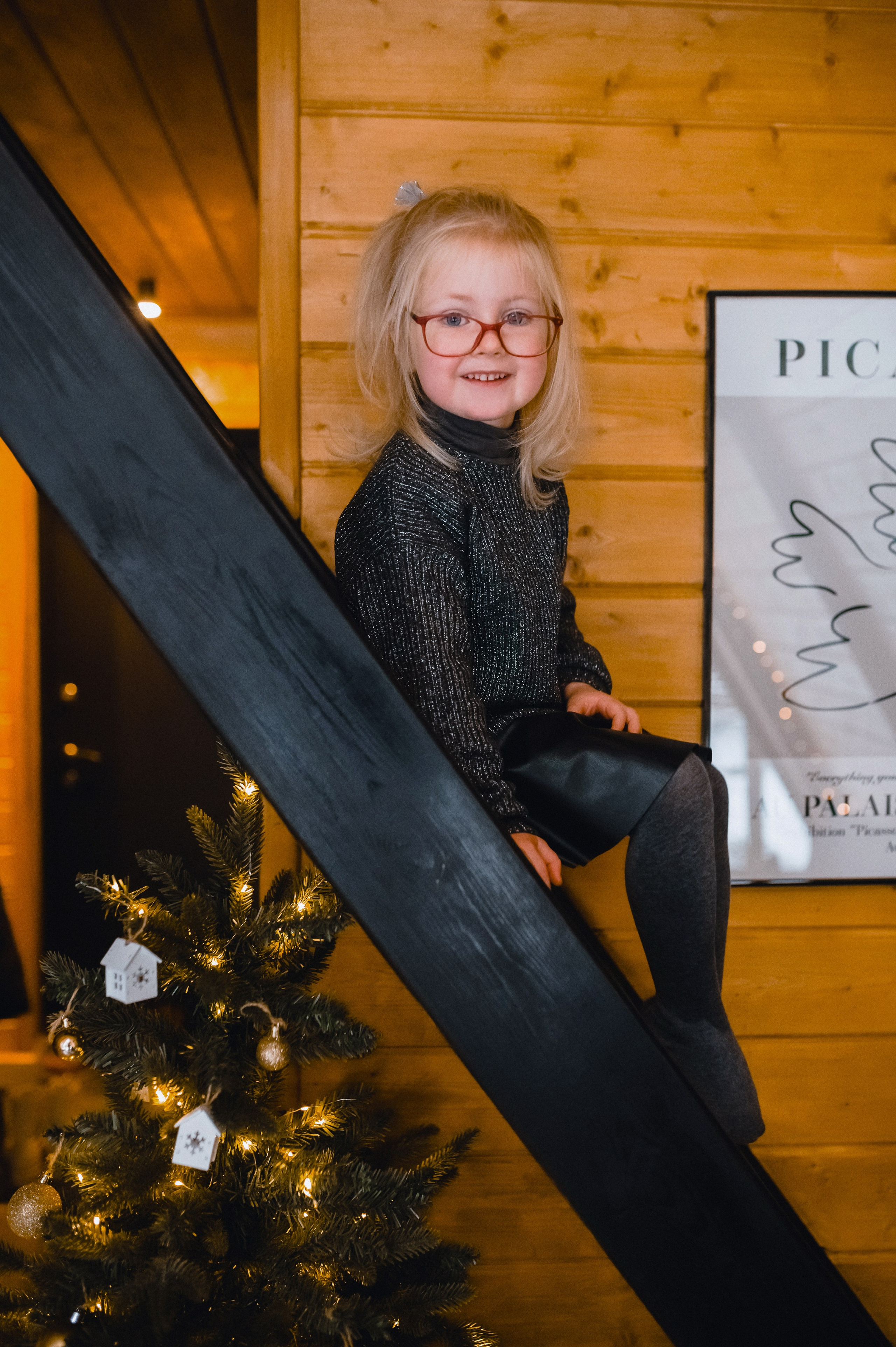 Семейная новогодняя фотосессия за городом. Фотограф Юлия Кондратьева