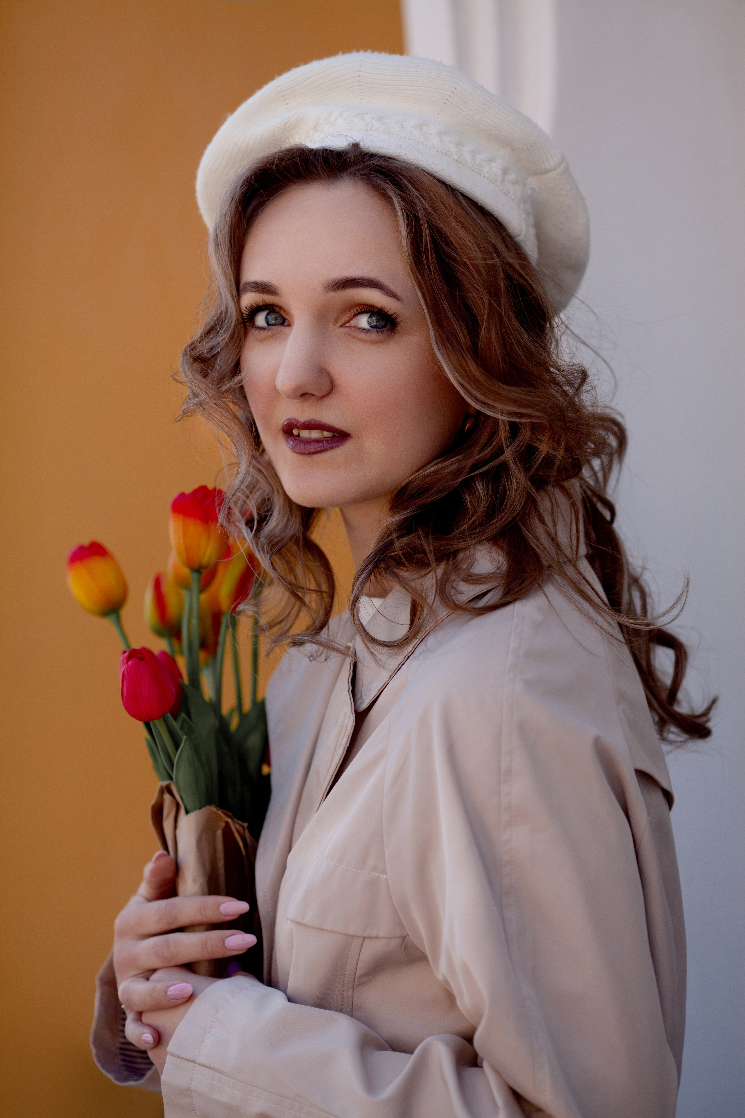 Женская городская фотосессия в образе француженки. Фотограф Ставрополь Пятигорск Елизавета Дарина