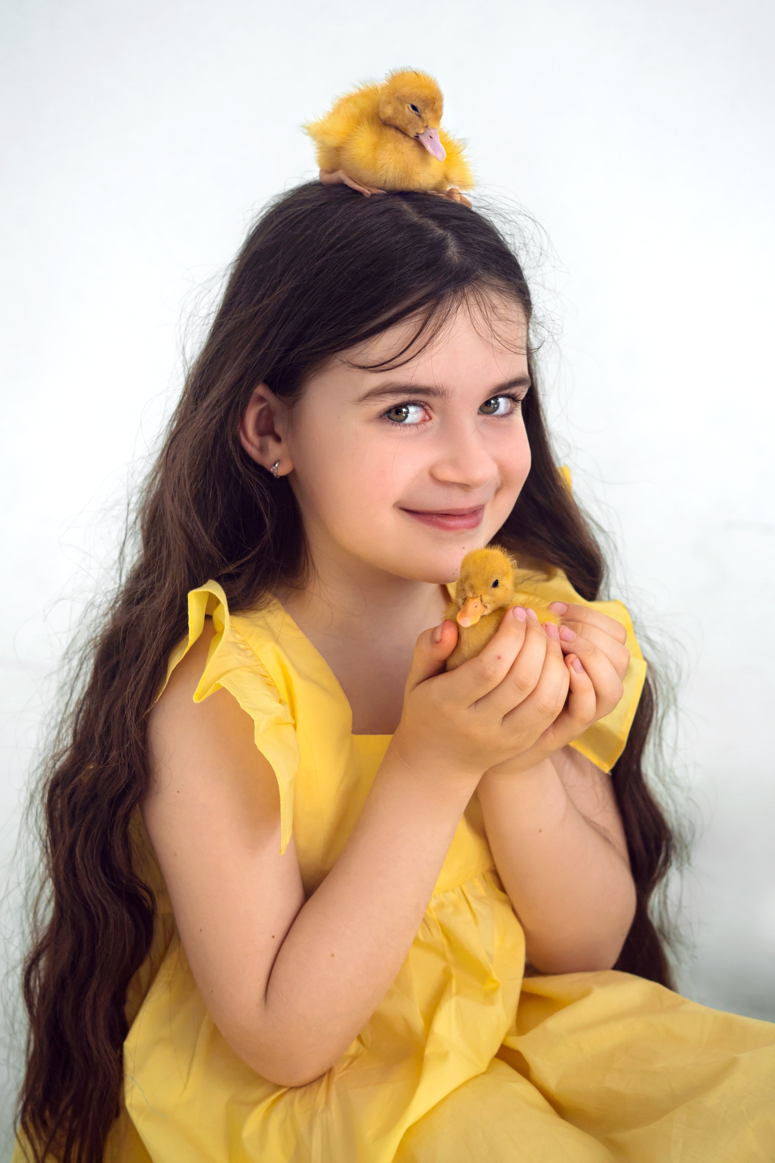 Пасхальная съемка с уточками. Мила Посвит Фотограф новорожденных в Тобольске