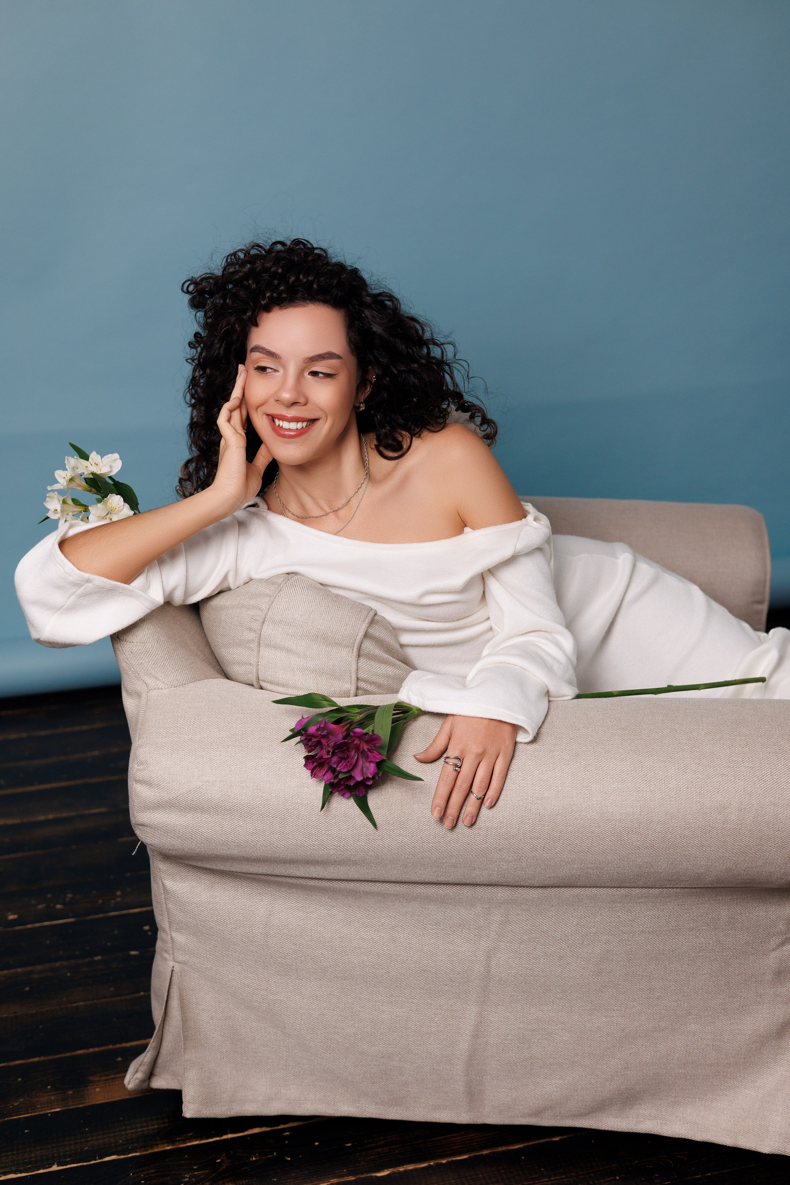 Женский портрет в студии. Фотограф Минск