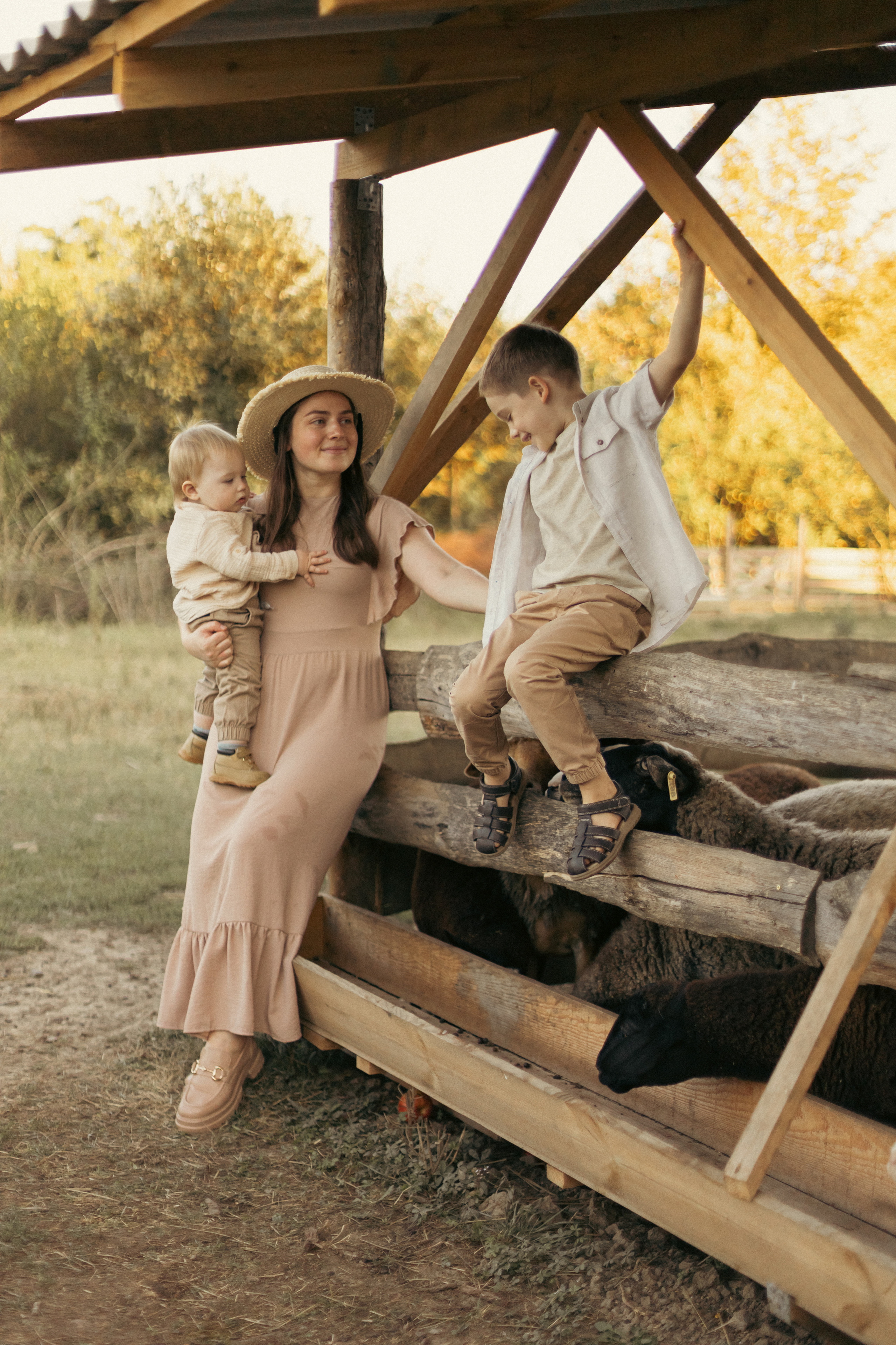 На ферме с овечками. Фотограф из Краснодара Мария Приходько
