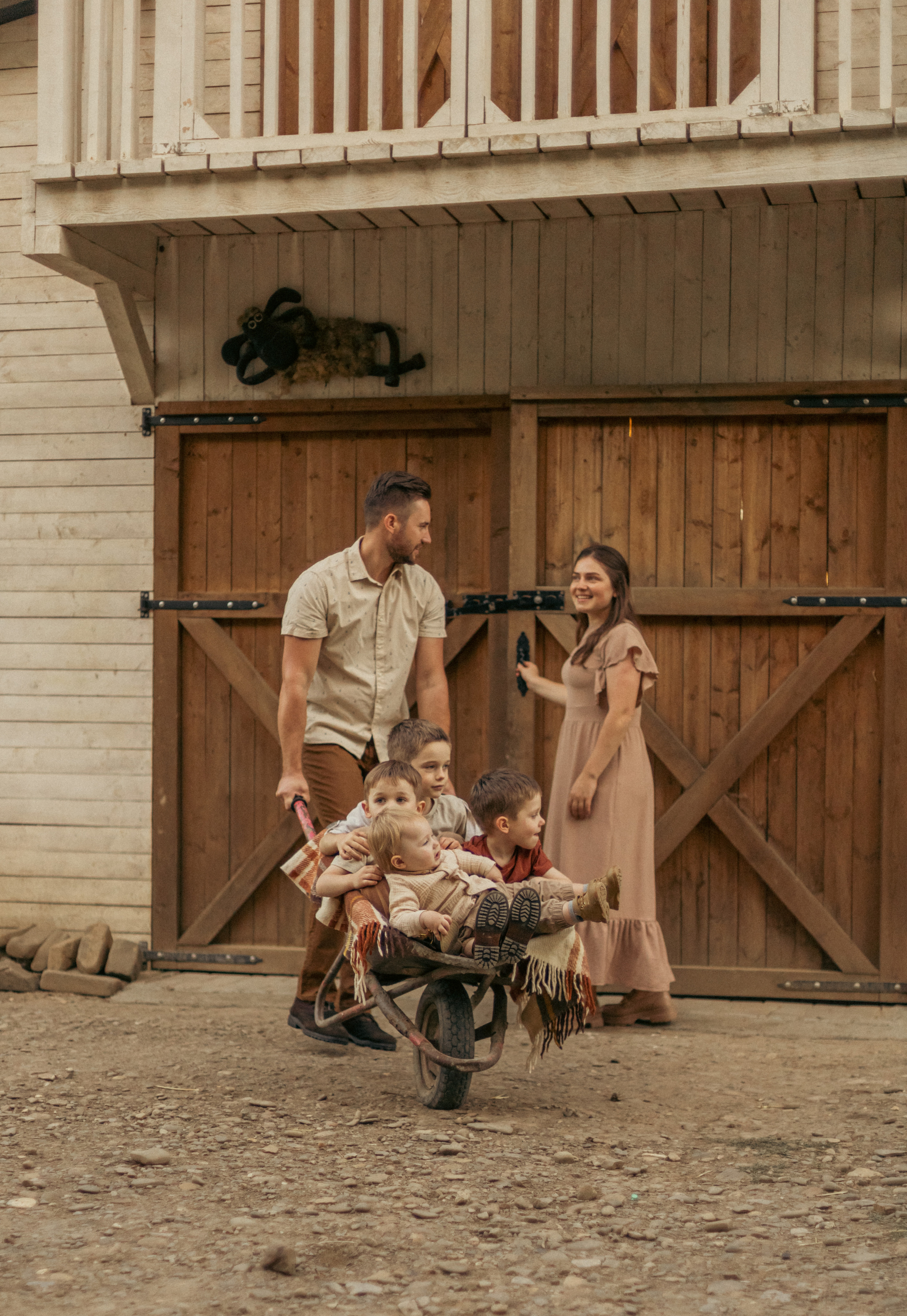 На ферме с овечками. Фотограф из Краснодара Мария Приходько