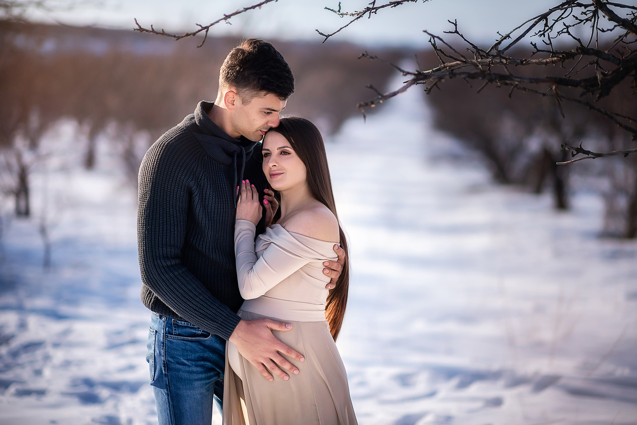 В ожидании. Творческая команда Ульяшевы, свадебная и семейная фотография. Кахахста