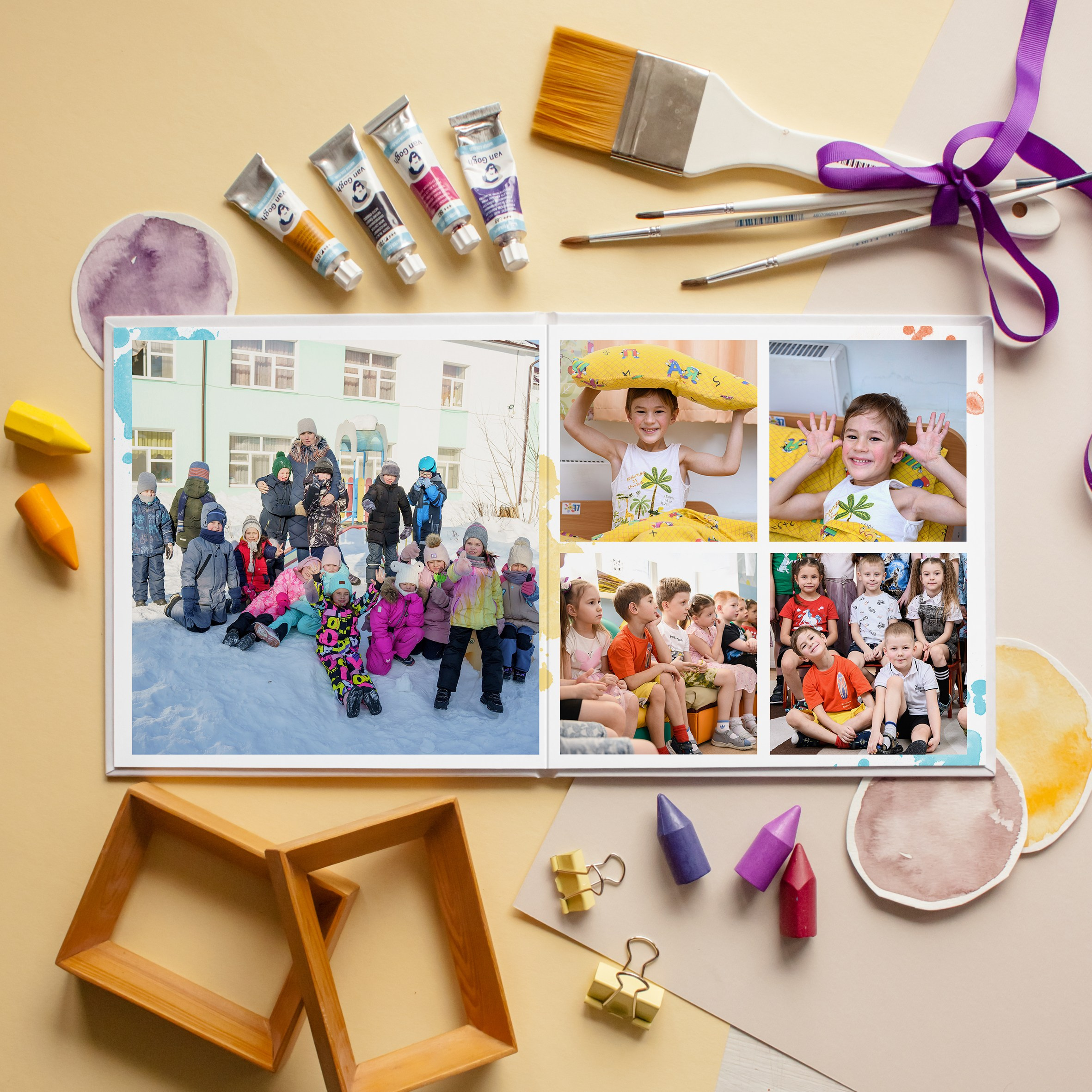 Выпускные альбомы для детского сада. Фотостудия «Стрекоза»