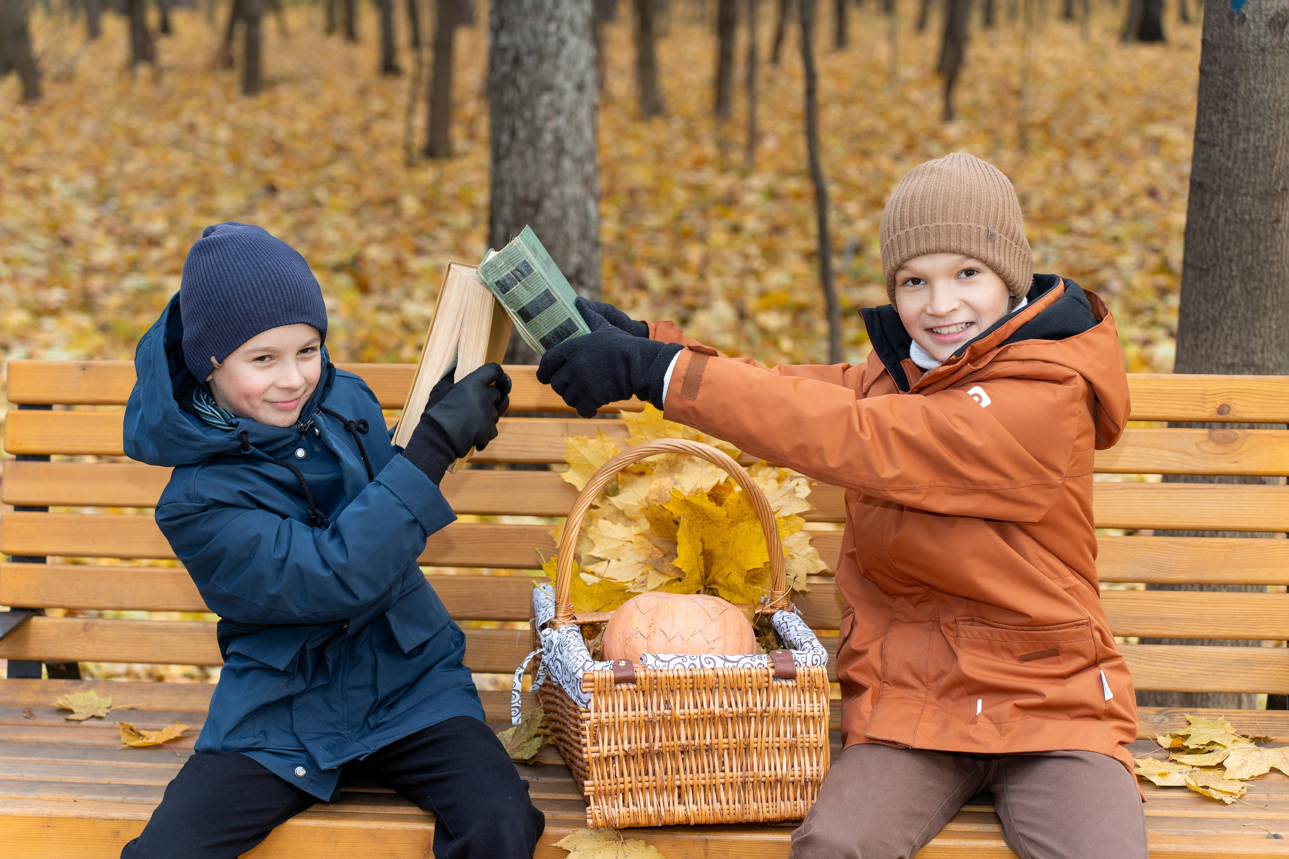 Съёмка класса в парке. Семейный и контент фотограф в Москве Алёна Сливка