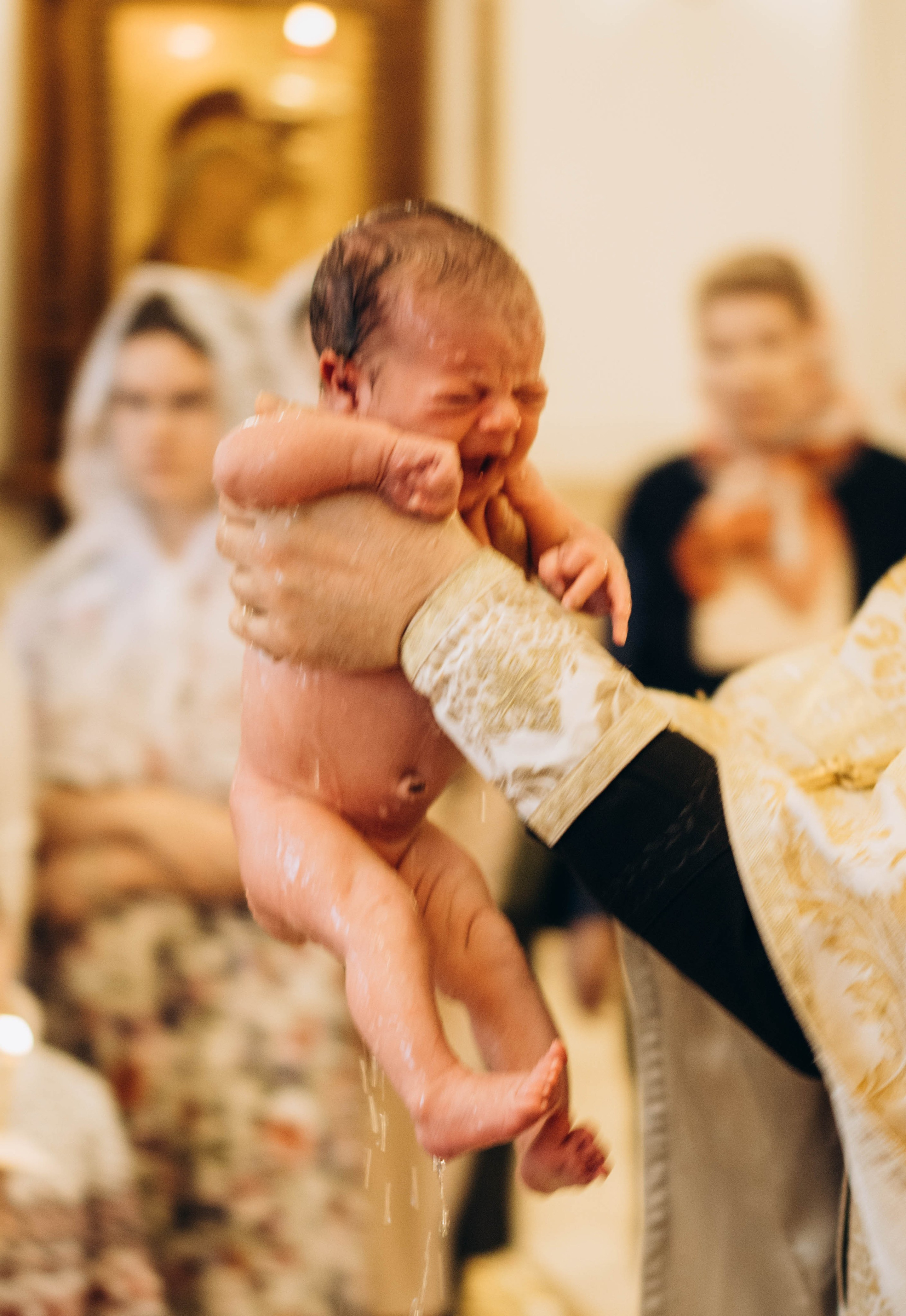 Крещение Евы Храм Живоначальной Троицы в Борисово. Фотограф Москва Валерия Веденина