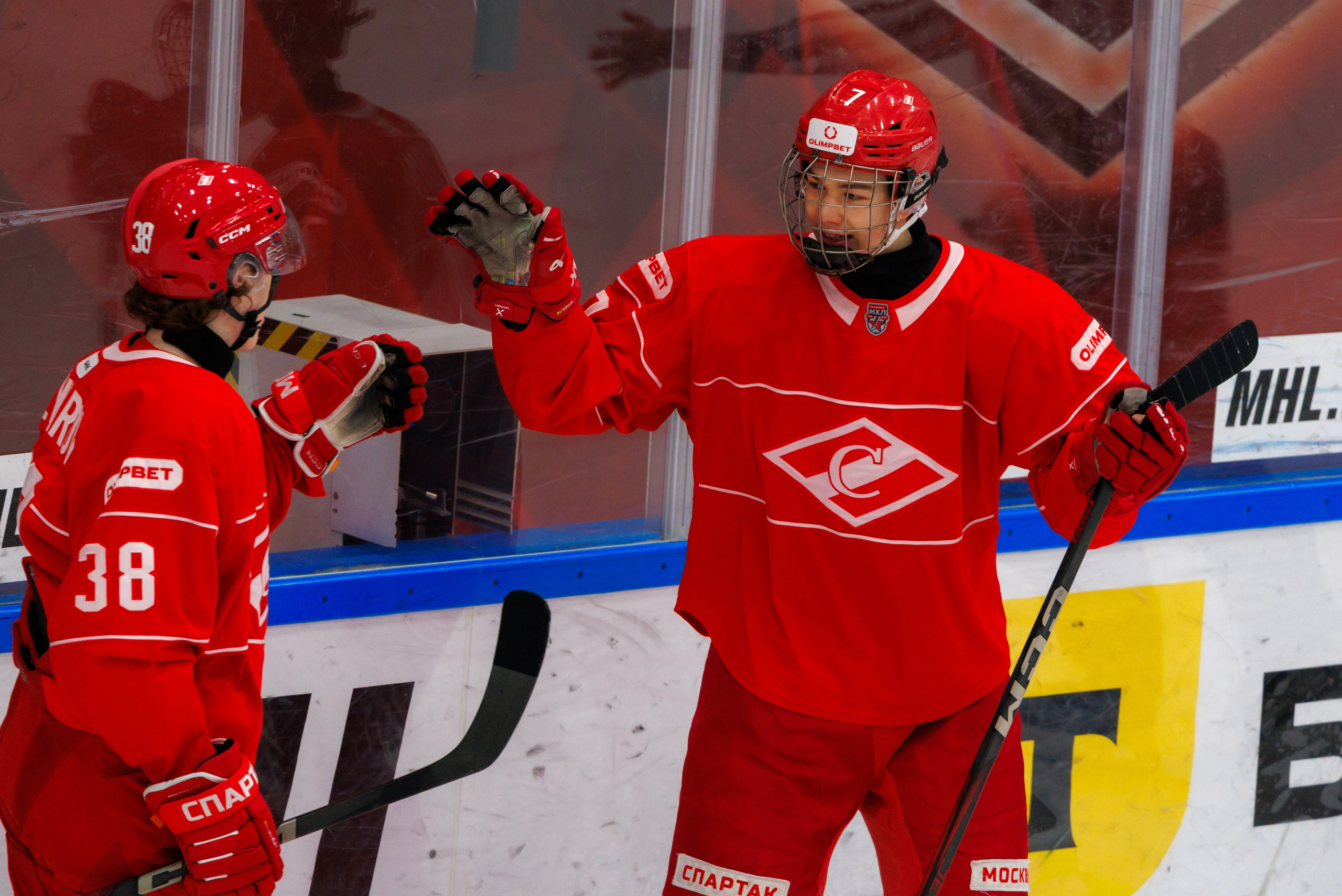 МАТЧ МХЛ. МХК СПАРТАК — АКАДЕМИЯ СКА. Artem Zenin Photography