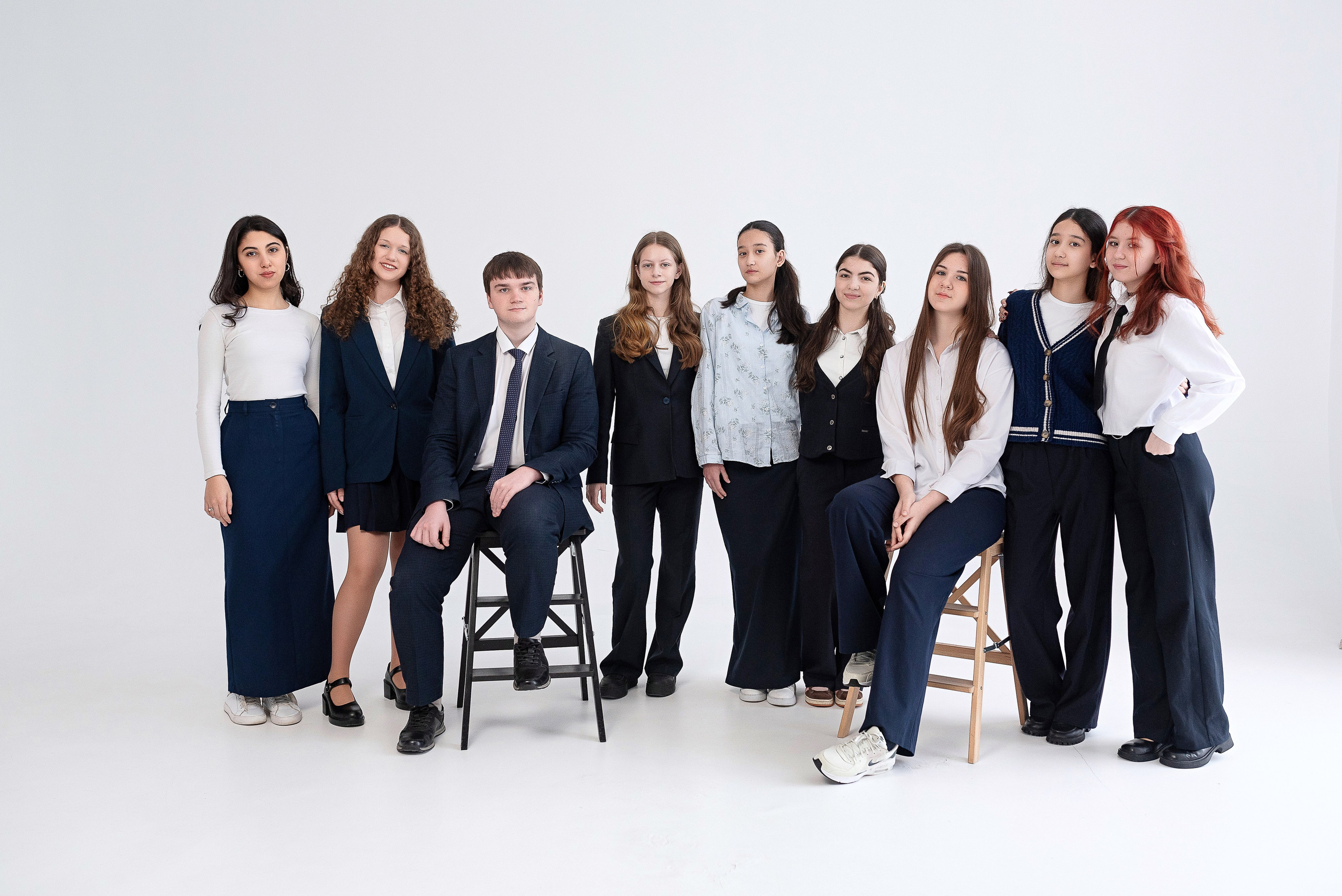 9 класс на циклораме. Детский и семейный фотограф в Сургуте и Нефтеюганске Анна Старцева