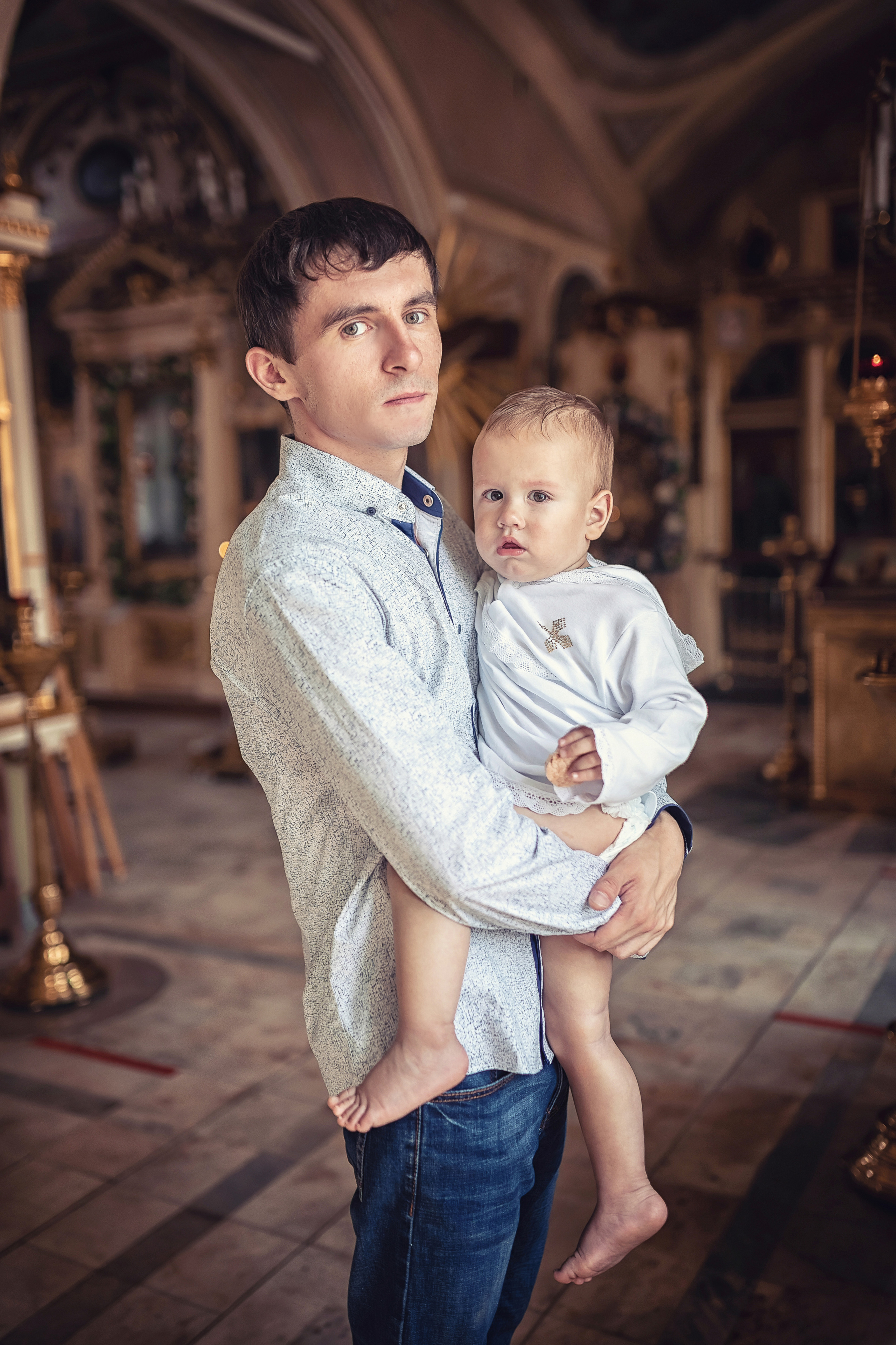 Крещение в храме Косьмы и Дамиана в Болшево 24.07.2021. Фотограф крещения и венчания Антонова Надежда г. Москва