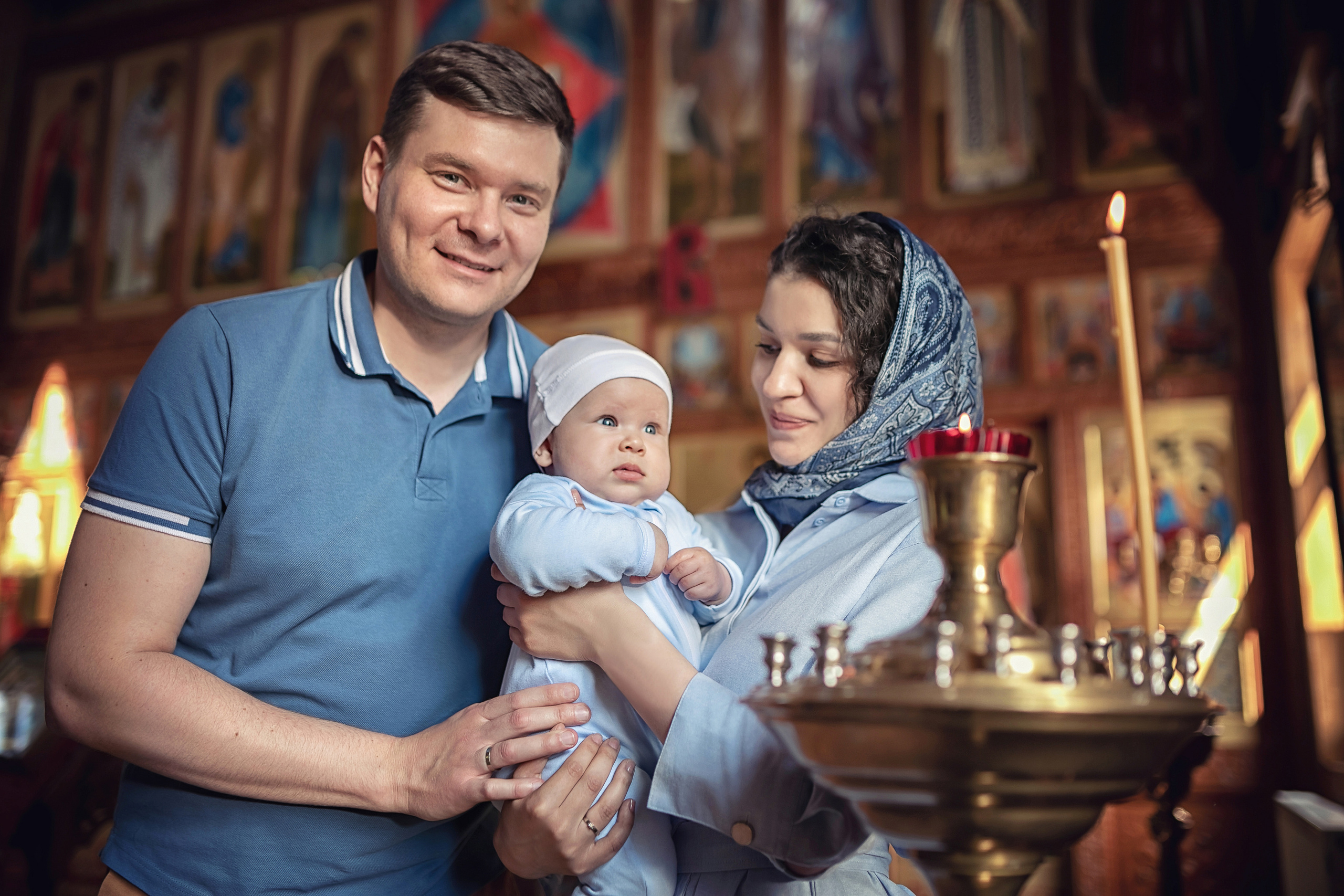 Крещение в Троицком храме в Королеве 20.05.2021. Фотограф крещения и венчания Антонова Надежда г. Москва