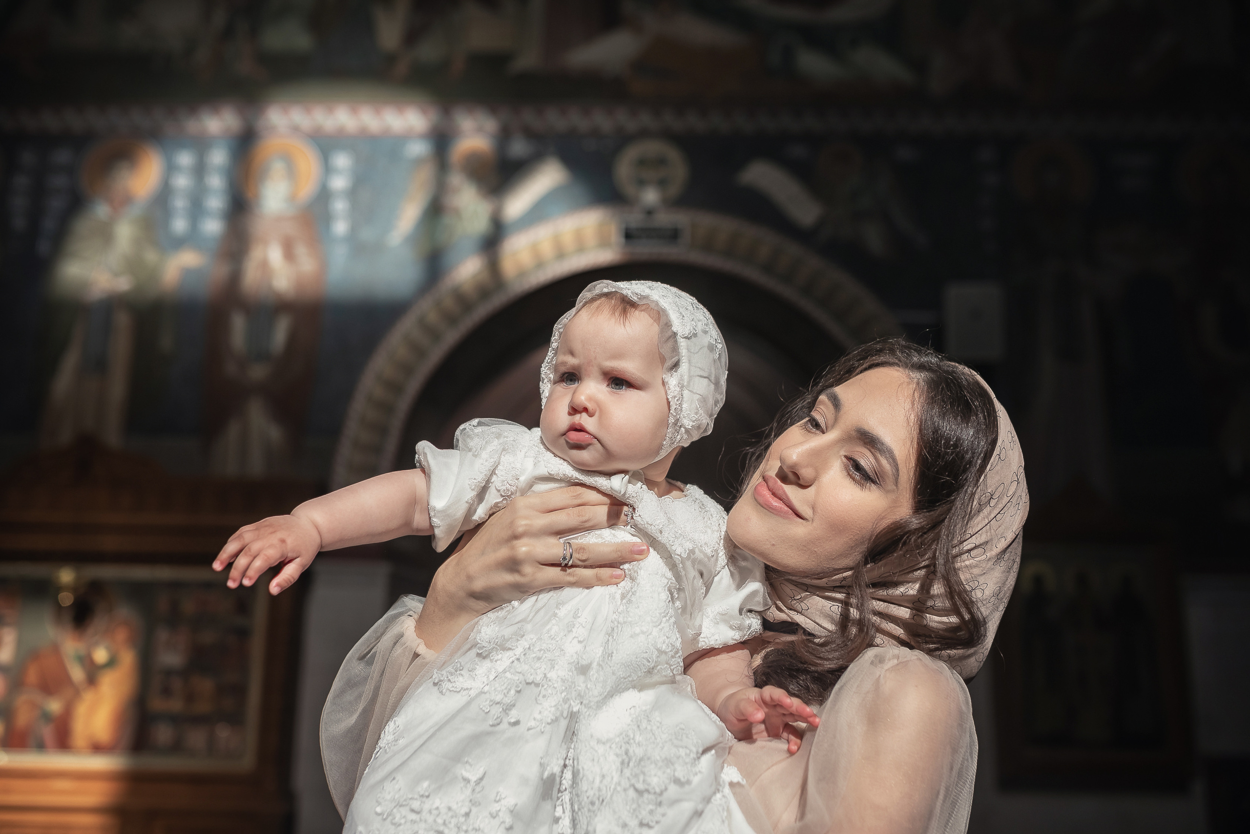 Крещение в храме Рождества Пресвятой Богородицы в Королеве 30.09.2020. Фотограф крещения и венчания Антонова Надежда г. Москва