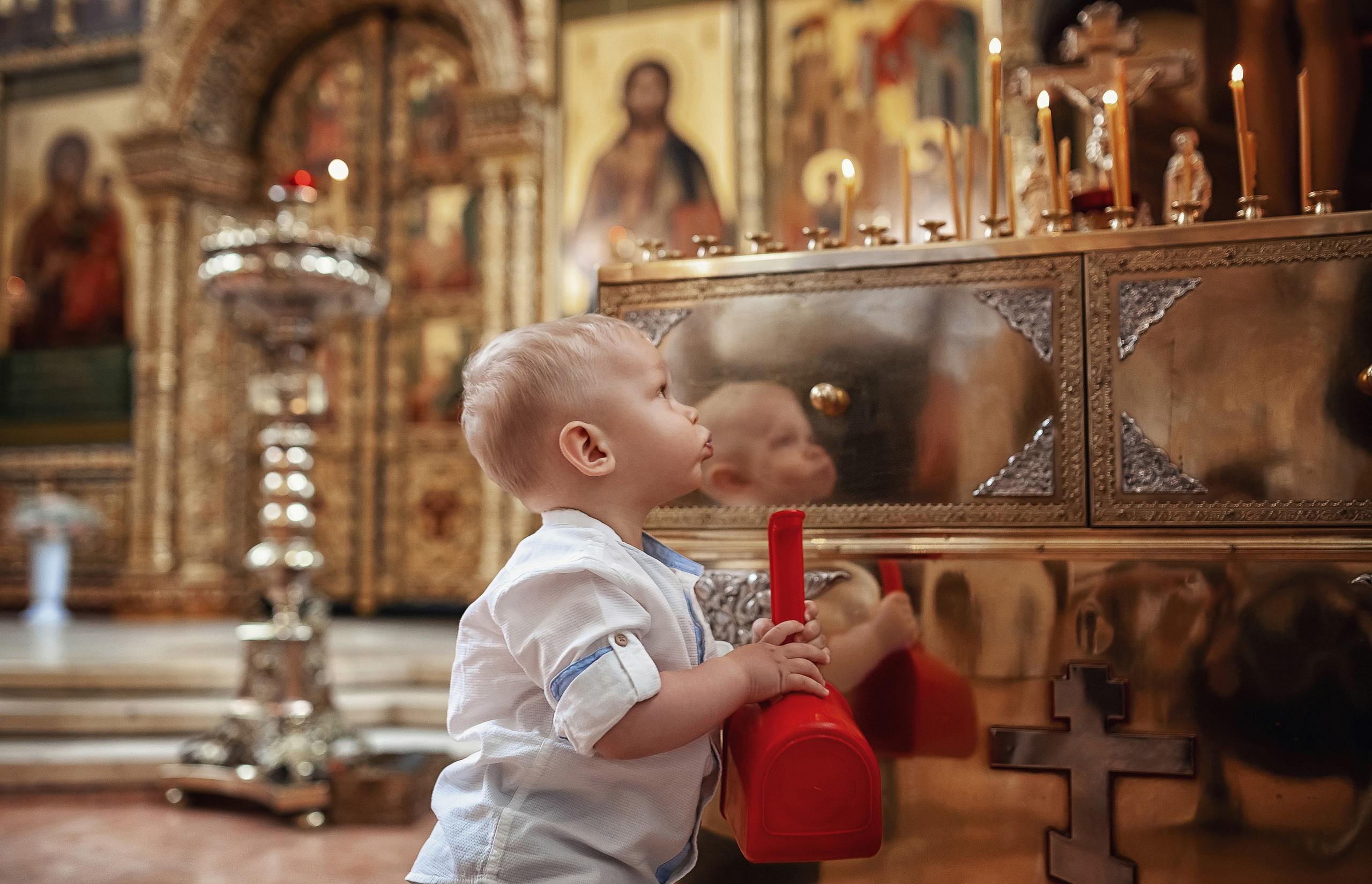 Крещение в храме Благовещения Пресвятой Богородицы в Тайнинском 2020. Фотограф крещения и венчания Антонова Надежда г. Москва