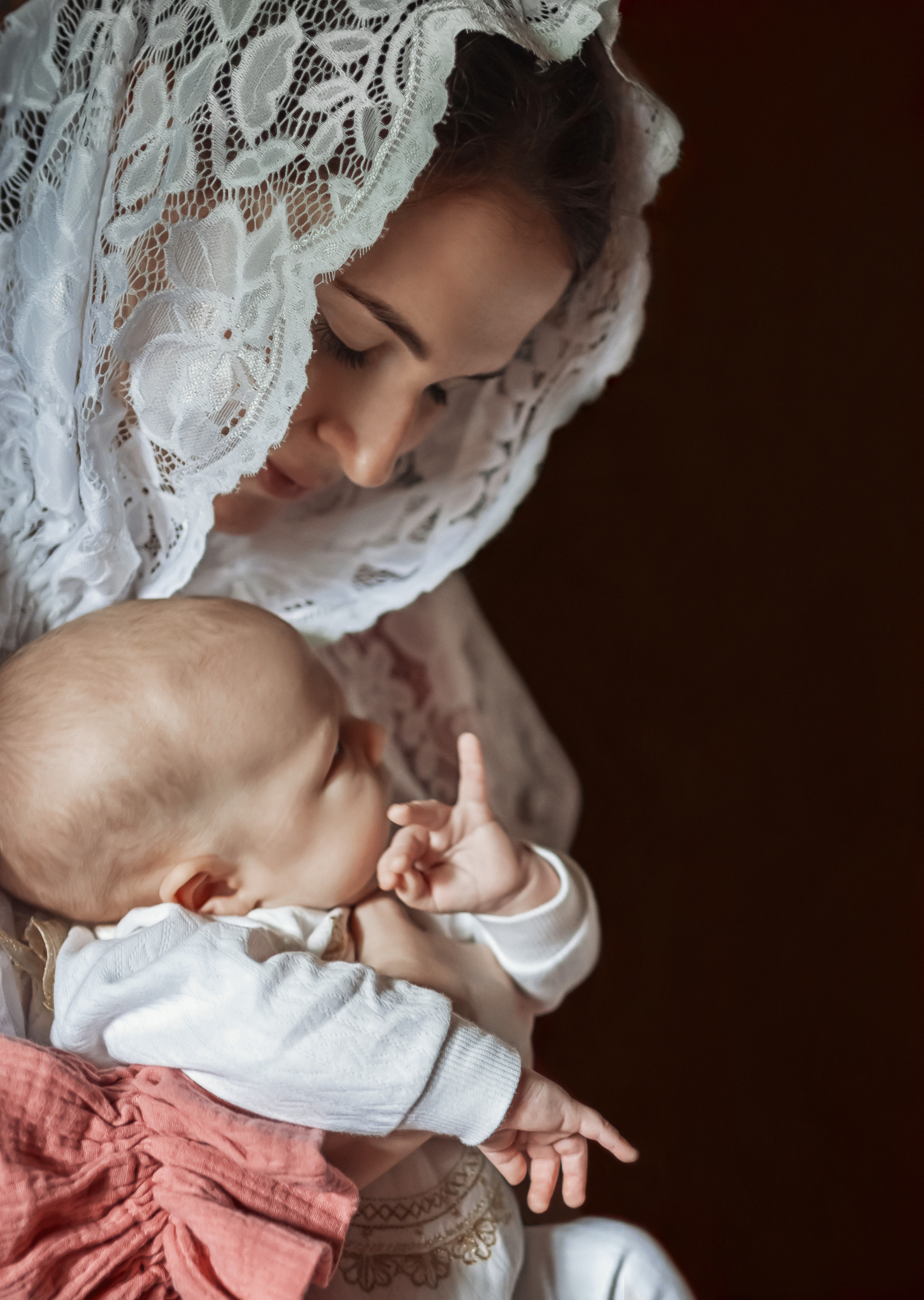 Крещение в храме Сергия Радонежского в Комягино 2020. Фотограф крещения и венчания Антонова Надежда г. Москва