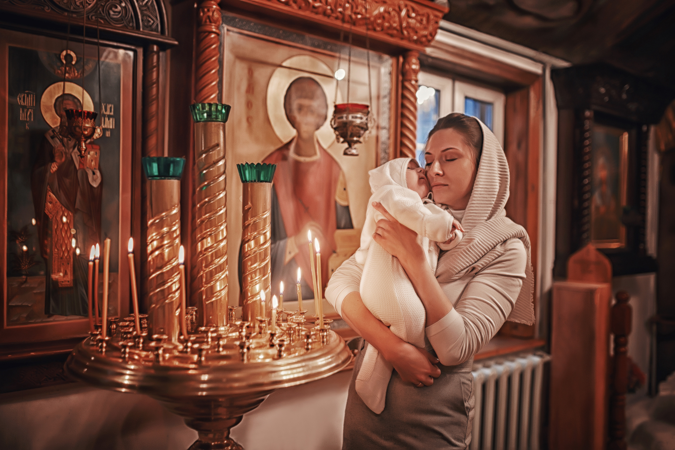 Крещение в храме Святого Преподобного Серафима Саровского в Кунцеве 2020. Фотограф крещения и венчания Антонова Надежда г. Москва