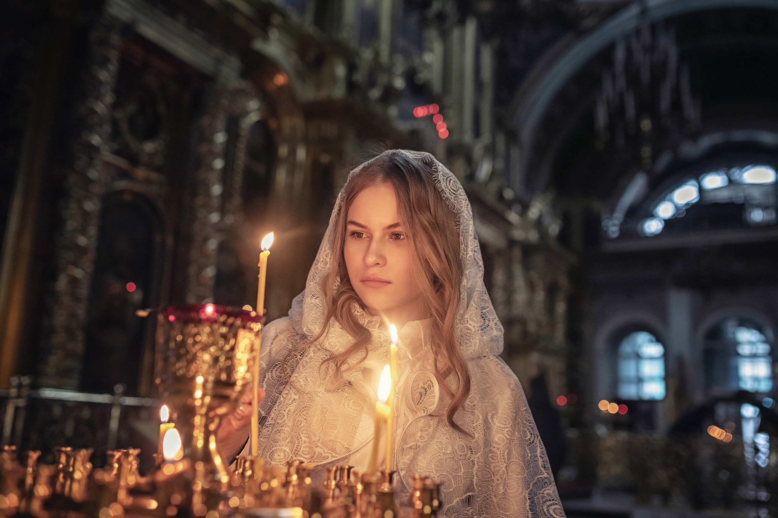 Крещение в Богоявленском кафедральном соборе в Елохове 17.10.2020. Фотограф крещения и венчания Антонова Надежда г. Москва