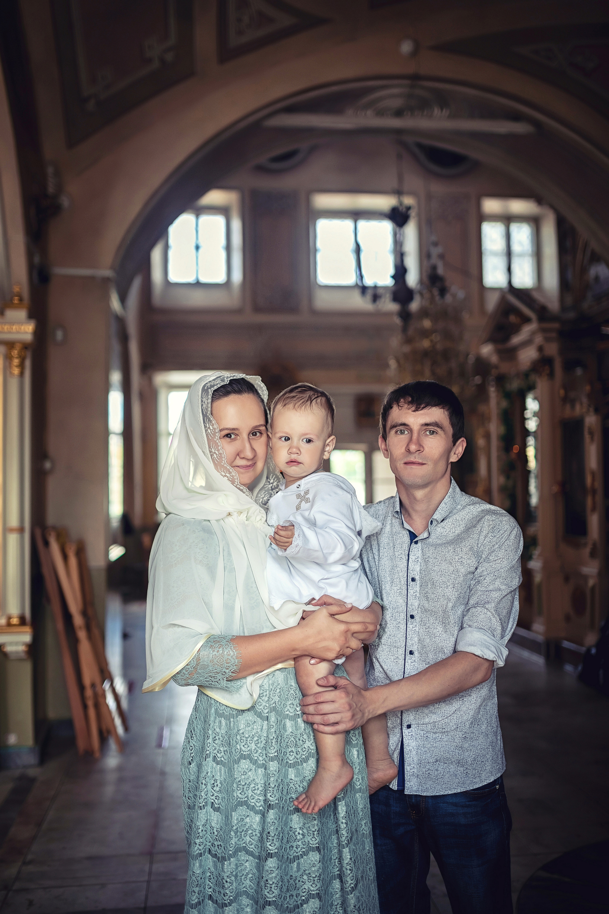 Крещение в храме Косьмы и Дамиана в Болшево 24.07.2021. Фотограф крещения и венчания Антонова Надежда г. Москва