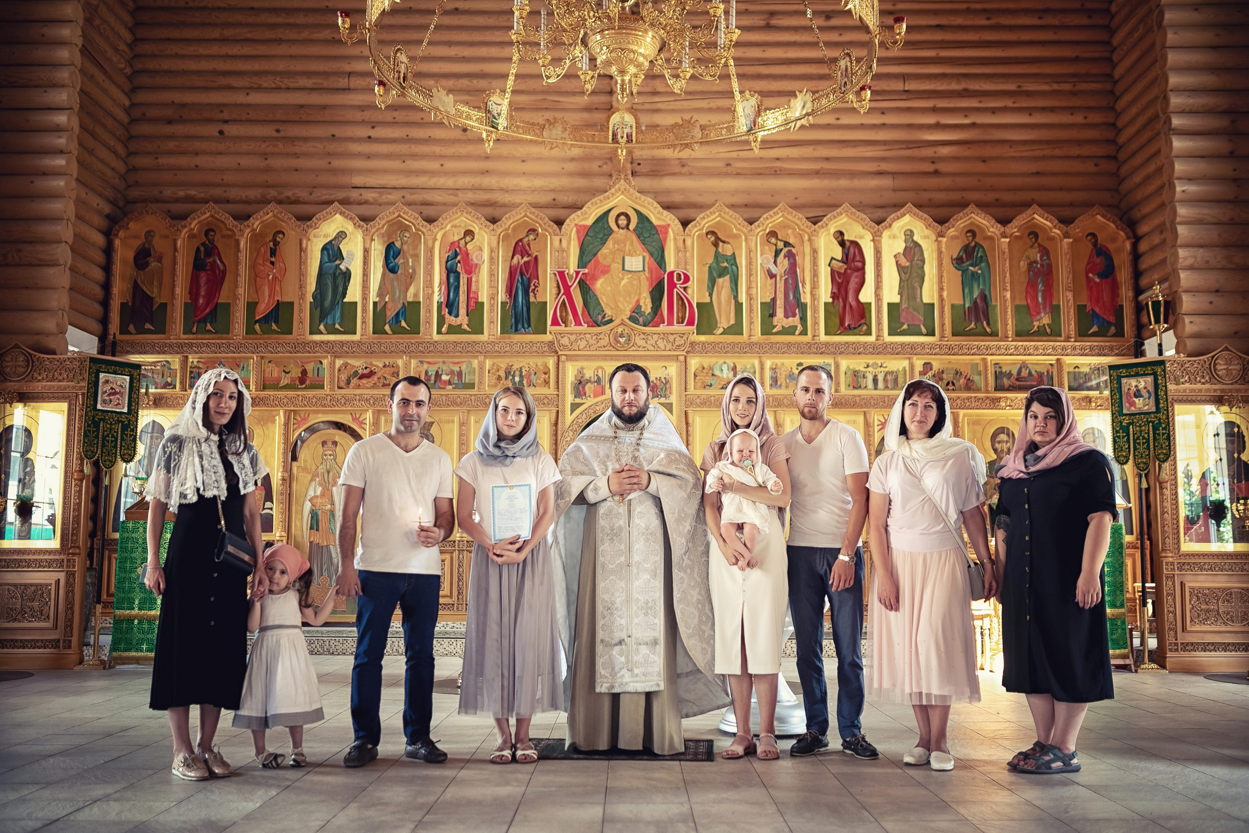 Крещение в храме Преподобного Сергия Радонежского и мученика Валентина. Фотограф крещения и венчания Антонова Надежда г. Москва