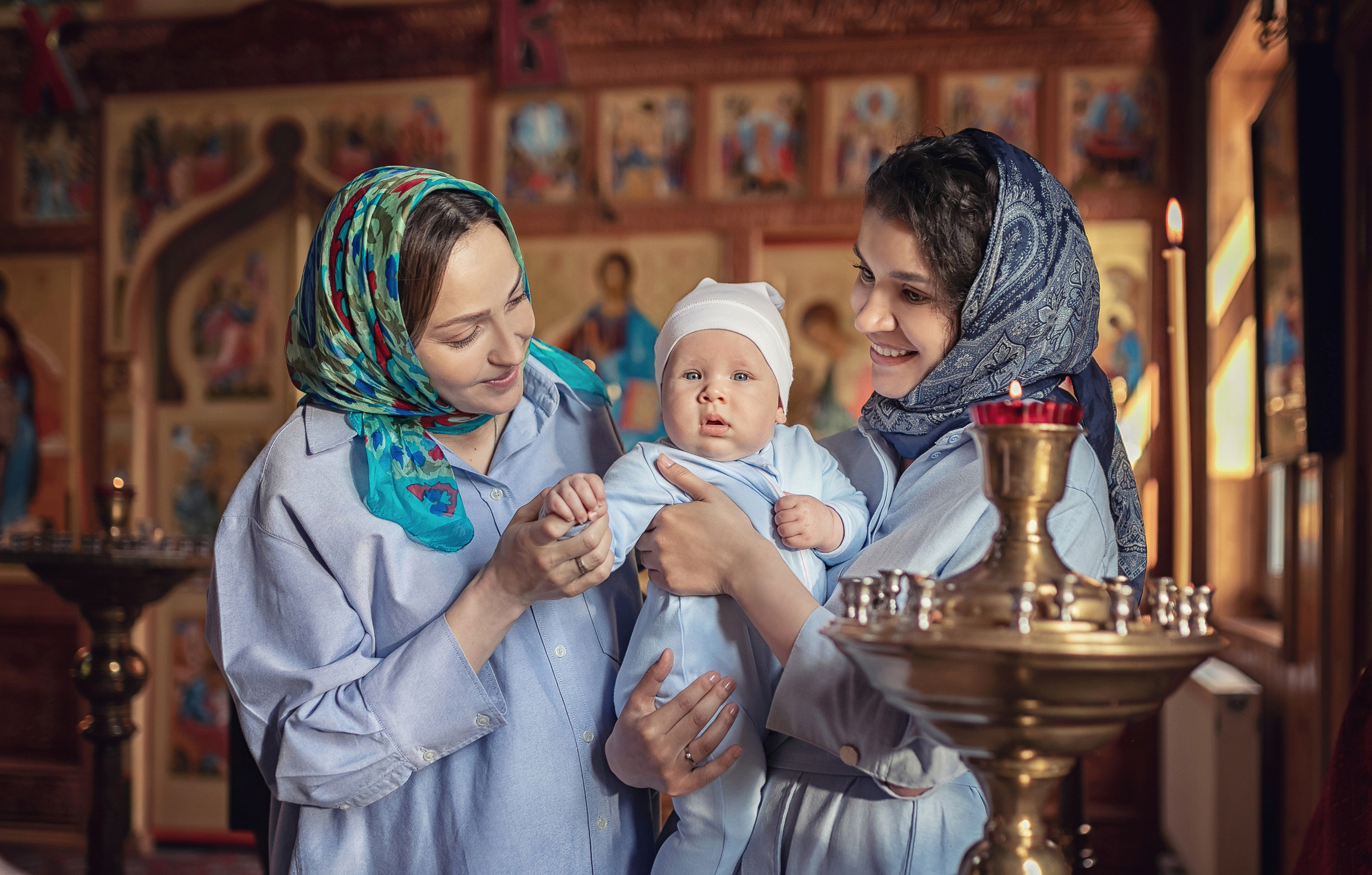 Крещение в Троицком храме в Королеве 20.05.2021. Фотограф крещения и венчания Антонова Надежда г. Москва