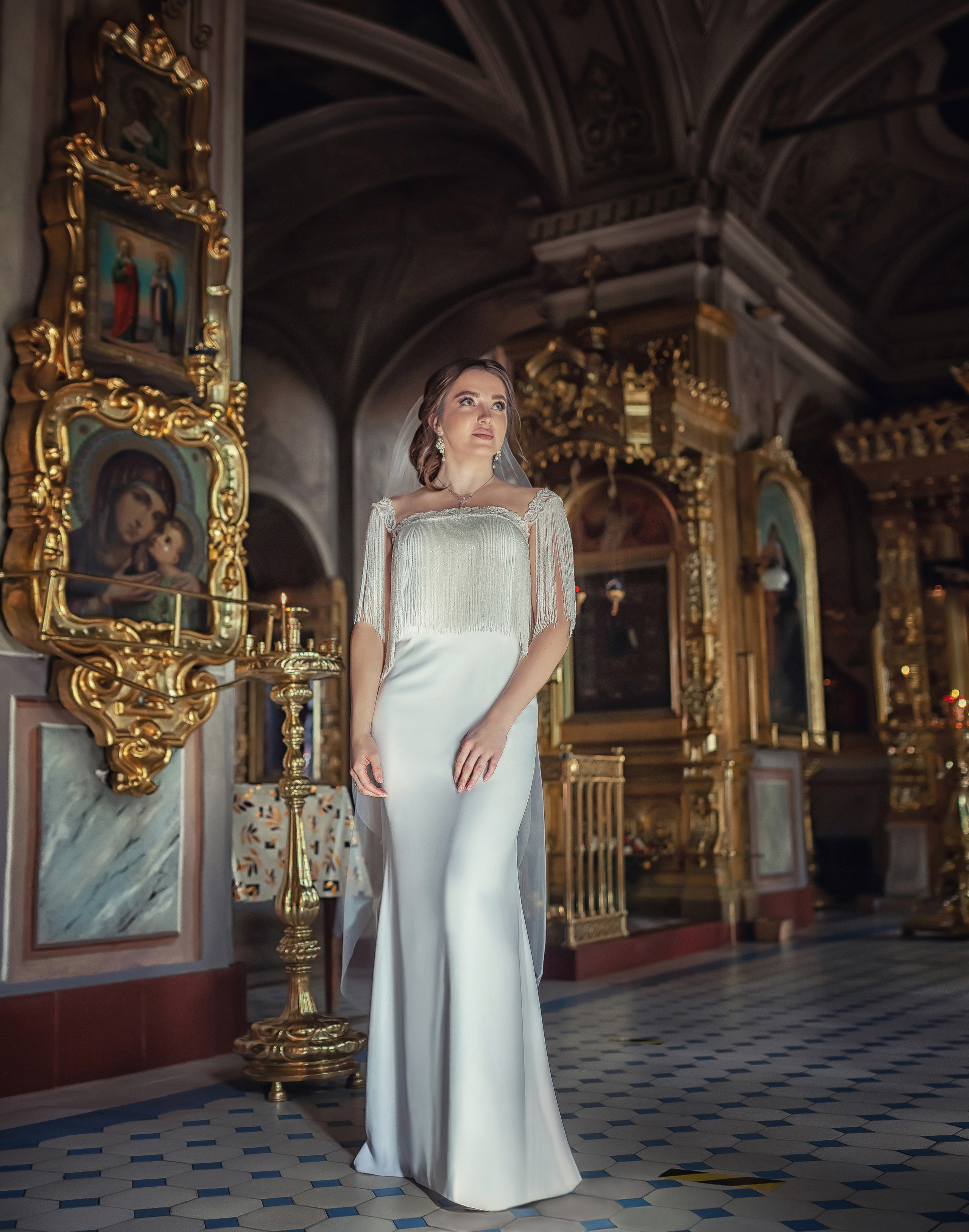 Венчание в храме иконы Божией Матери Знамение в Переяславской слободе 06.09.2020. Фотограф крещения и венчания Антонова Надежда г. Москва