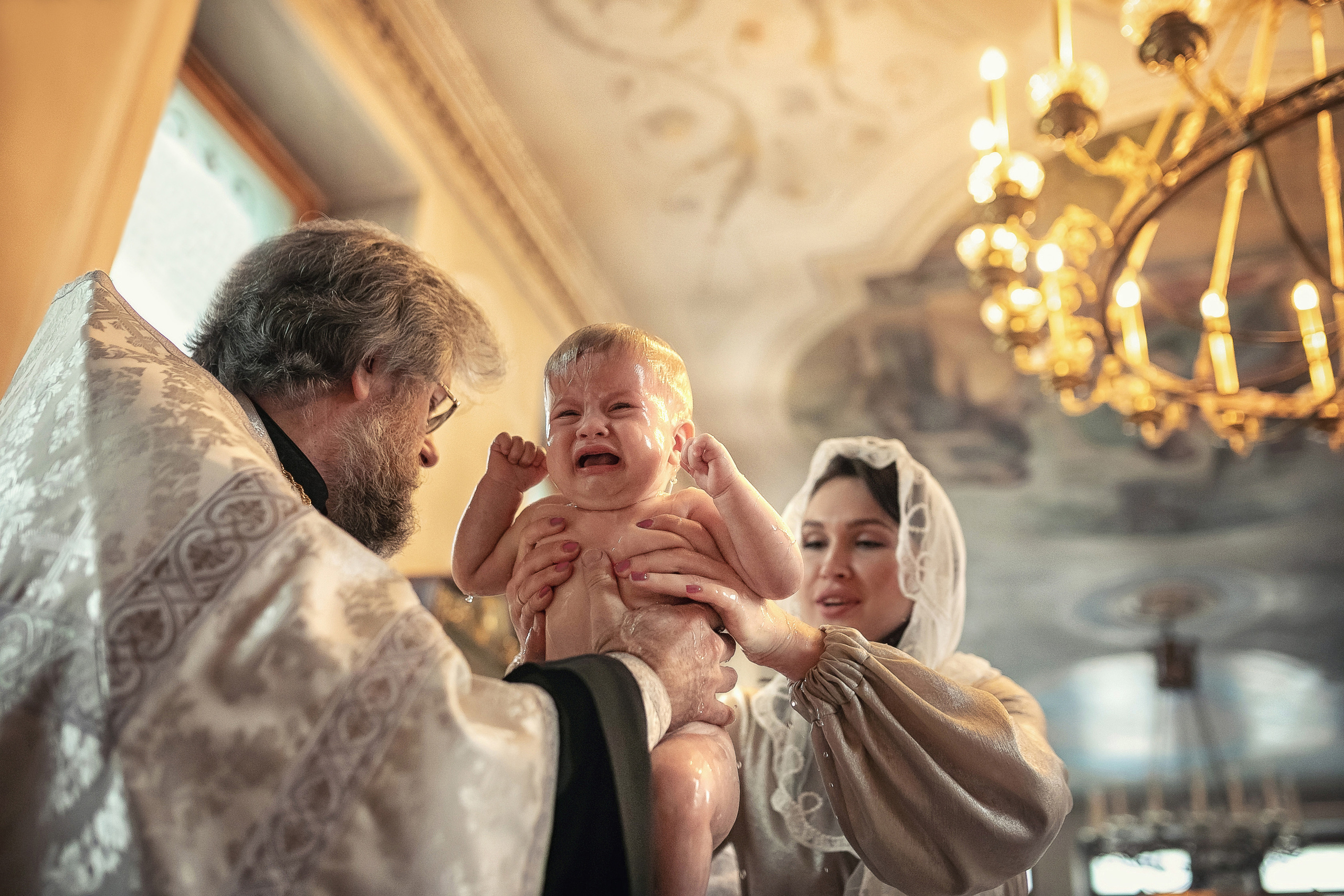 Крещение в Богоявленском кафедральном соборе в Елохове 17.10.2020. Фотограф крещения и венчания Антонова Надежда г. Москва