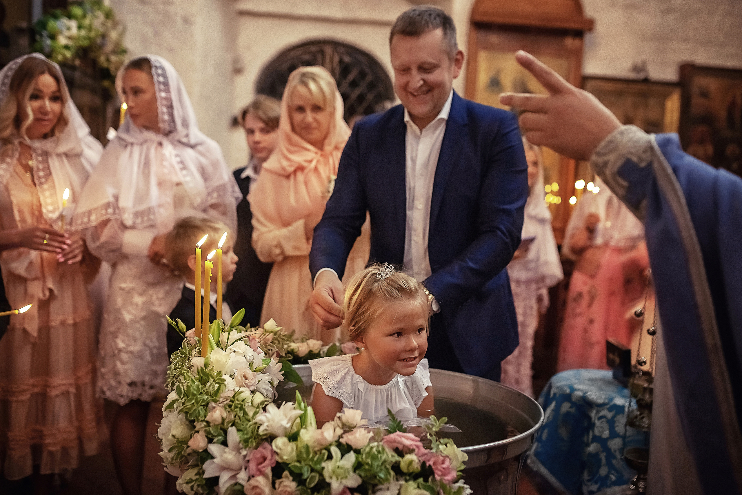 Крещение в храме Троицы Живоначальной в Троицком-Голенищеве 30.08.2020. Фотограф крещения и венчания Антонова Надежда г. Москва