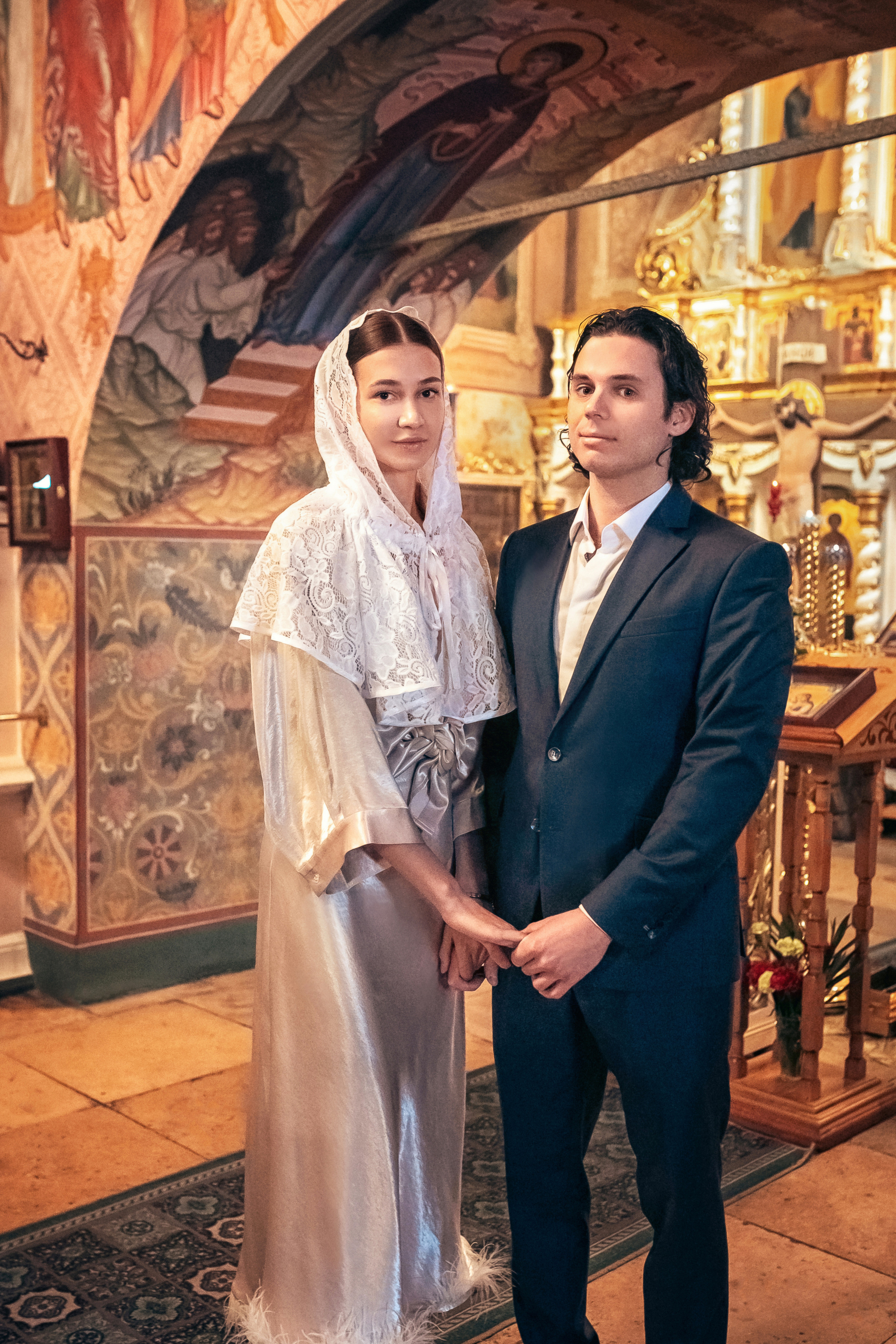 Венчание в храме Успения Пресвятой Богородицы в Путинках 18.02.2022. Фотограф крещения и венчания Антонова Надежда г. Москва