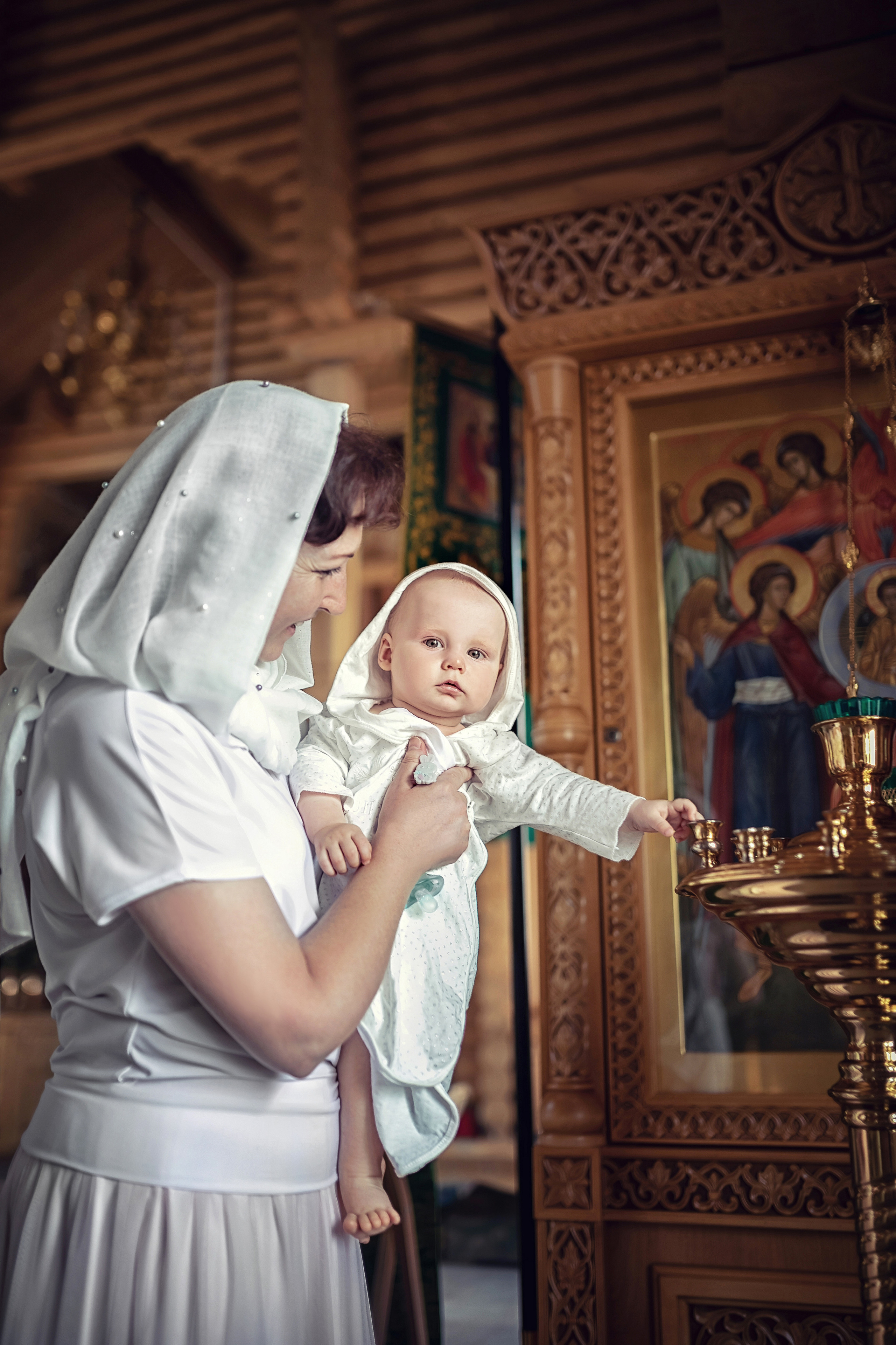 Крещение в храме Преподобного Сергия Радонежского и мученика Валентина. Фотограф крещения и венчания Антонова Надежда г. Москва