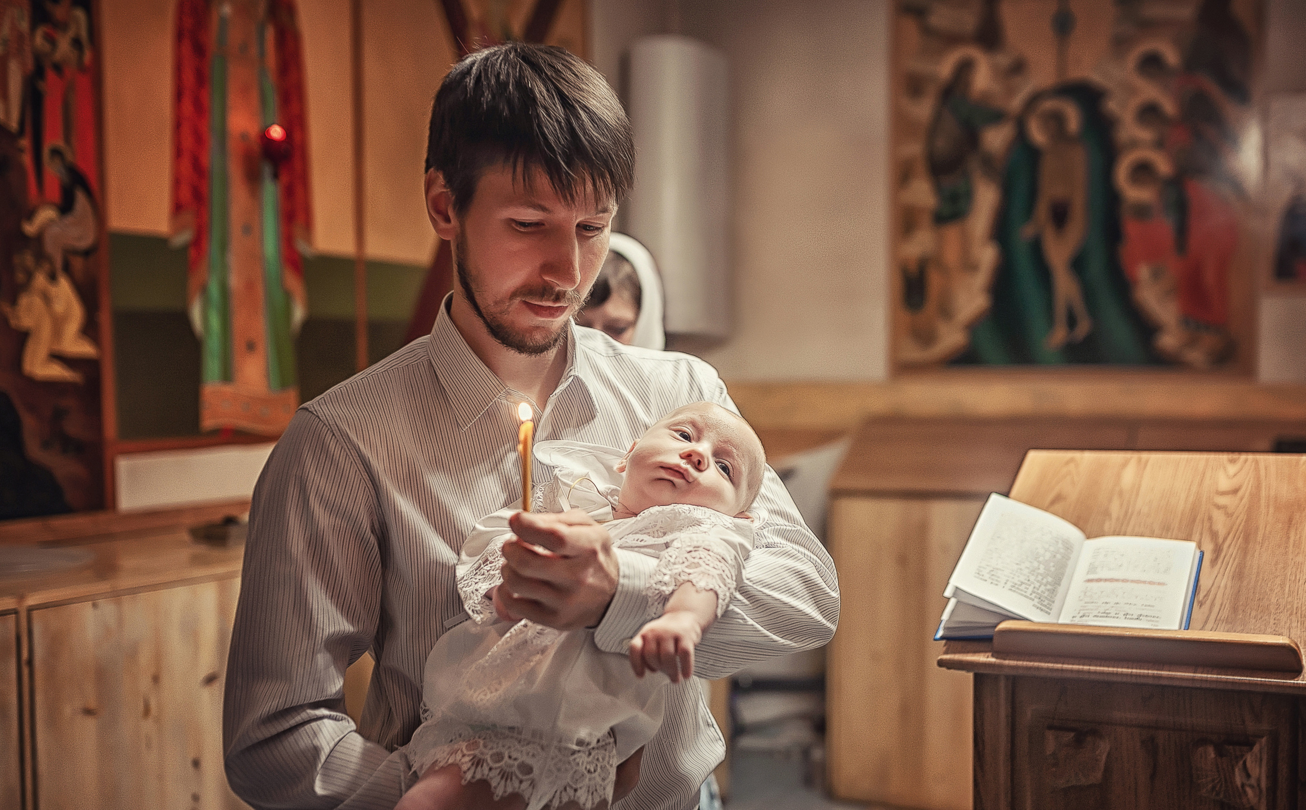 Крещение в храме Святого Преподобного Серафима Саровского в Кунцеве 2020. Фотограф крещения и венчания Антонова Надежда г. Москва